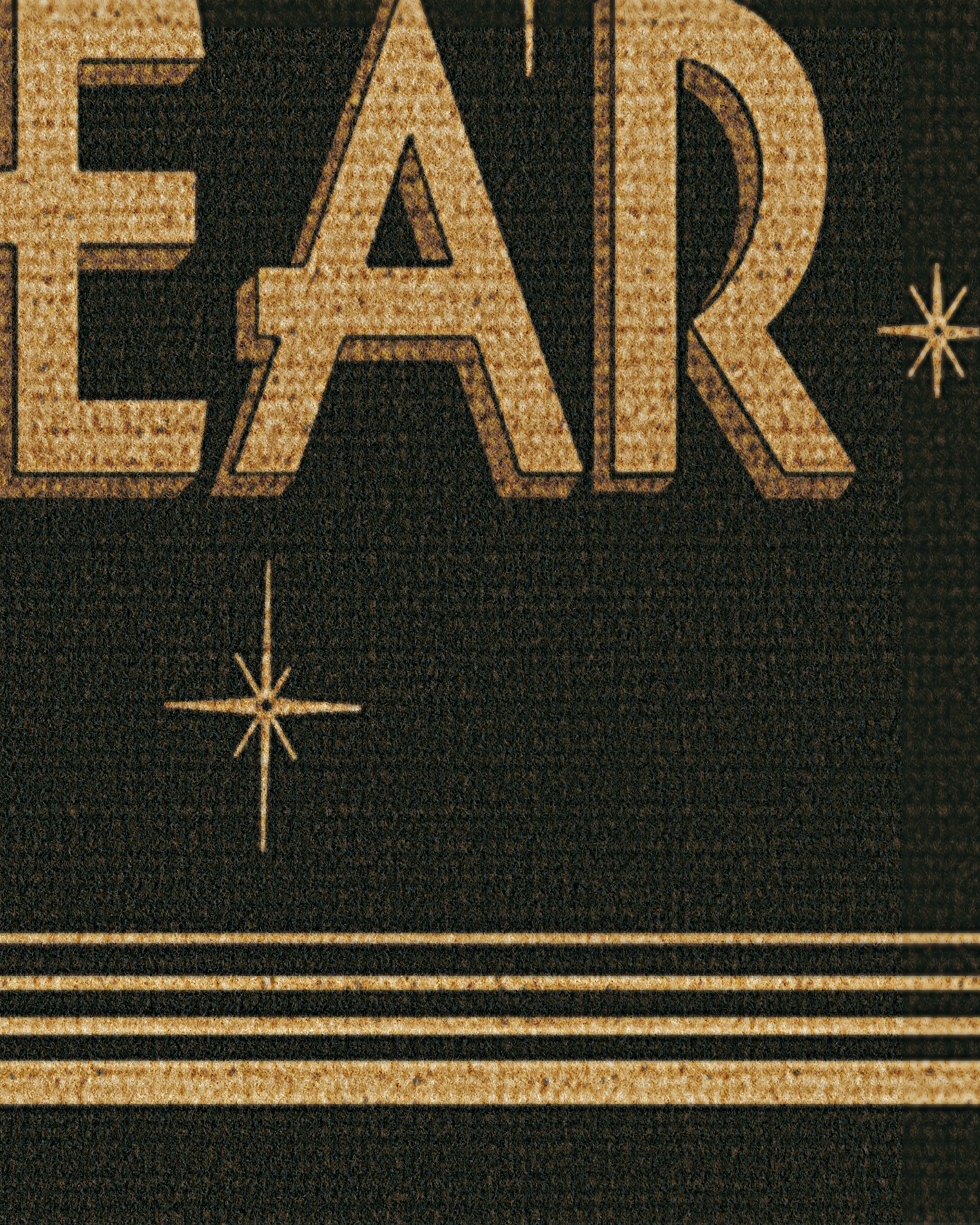 Happy New Year Large Doormat