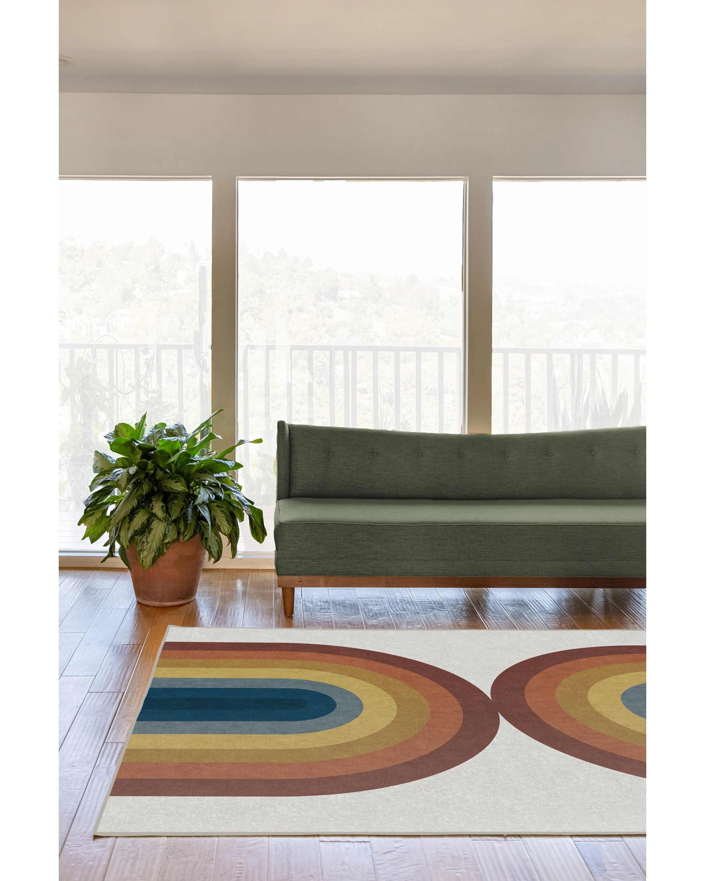 Absida Rainbow Flatwoven Rug