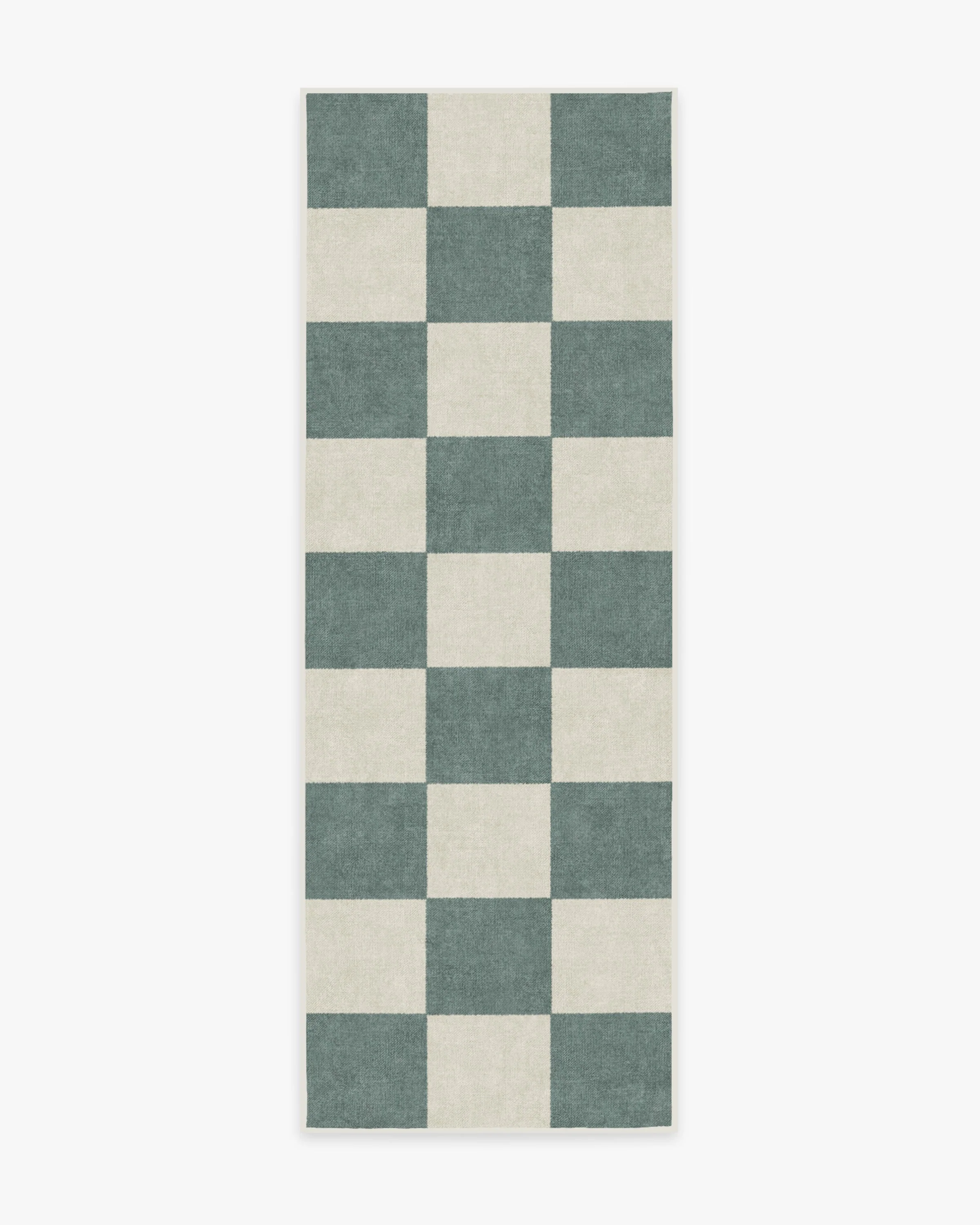 Jaque Checkered Slate Green Rug