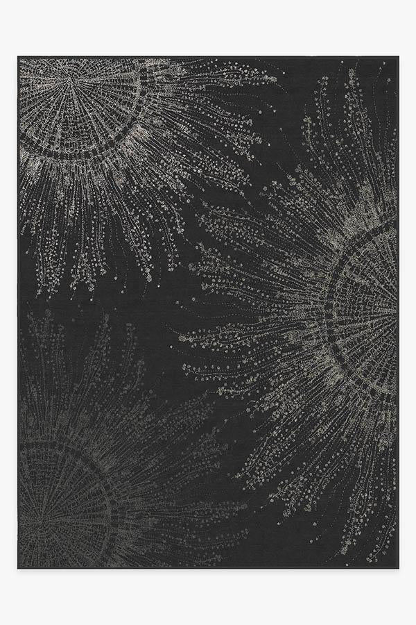 Jellyfish Bloom Charcoal Flatwoven Rug