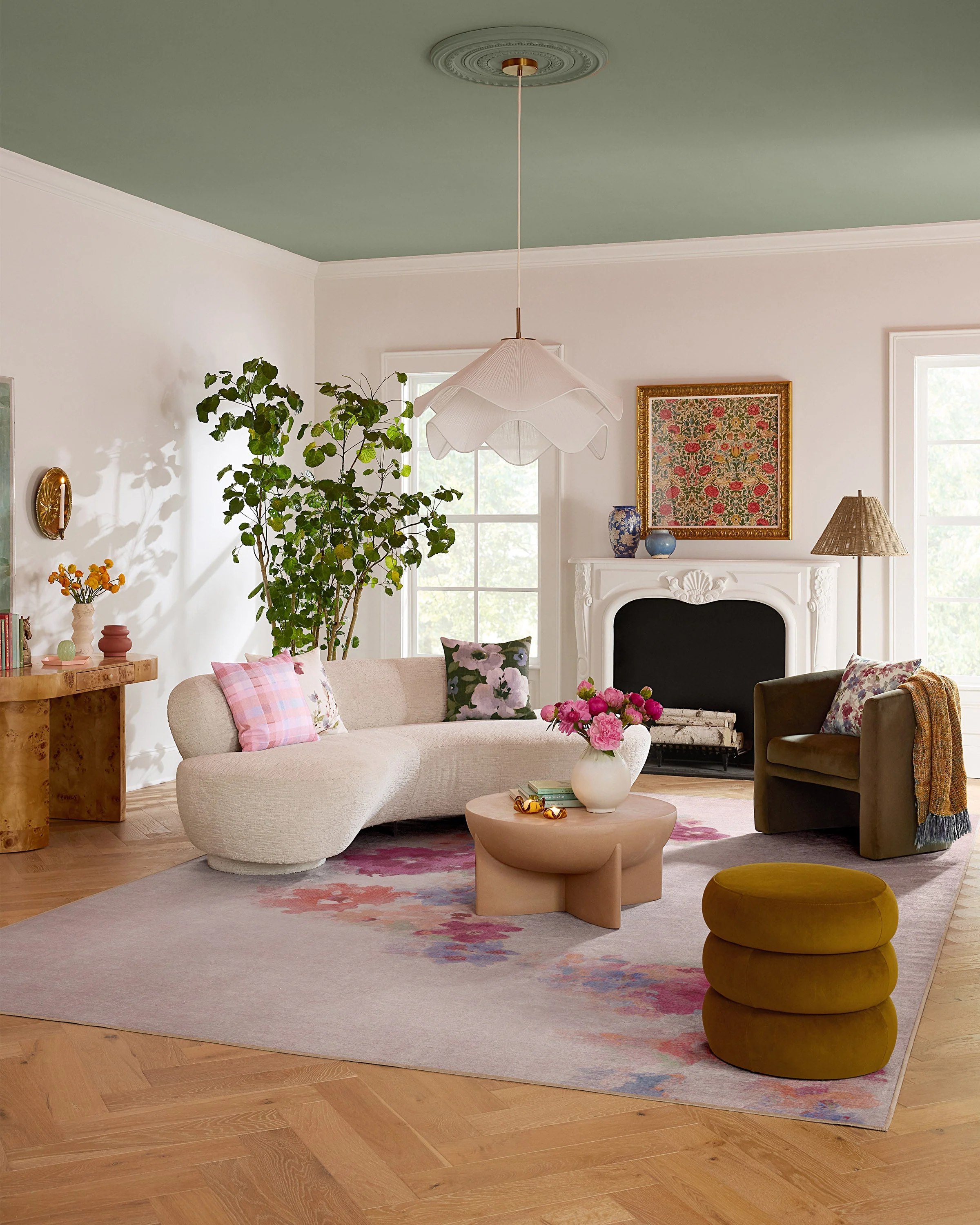 Clara Soft Rose Rug