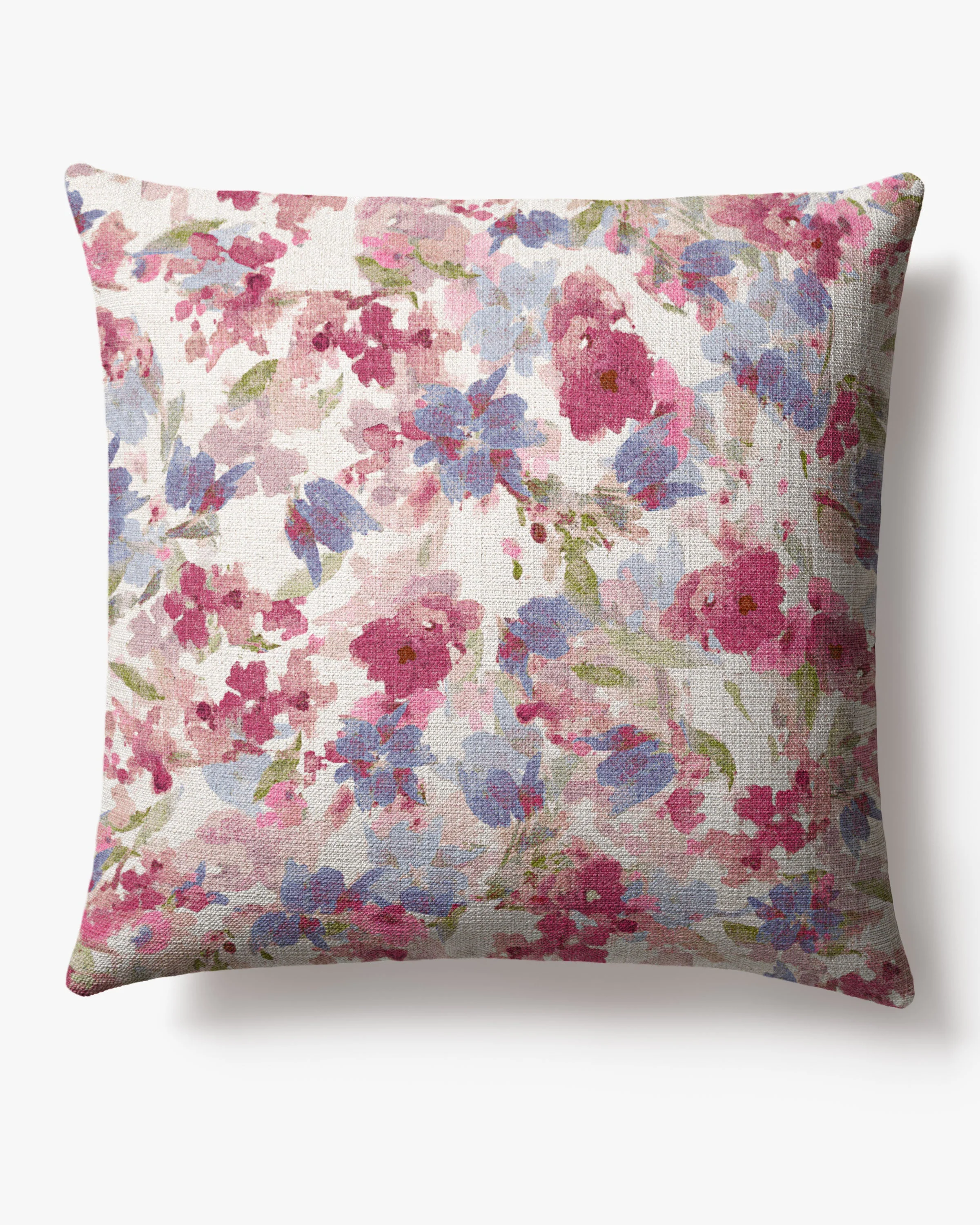 Amelia Ivory Multicolor Woven Throw Pillow
