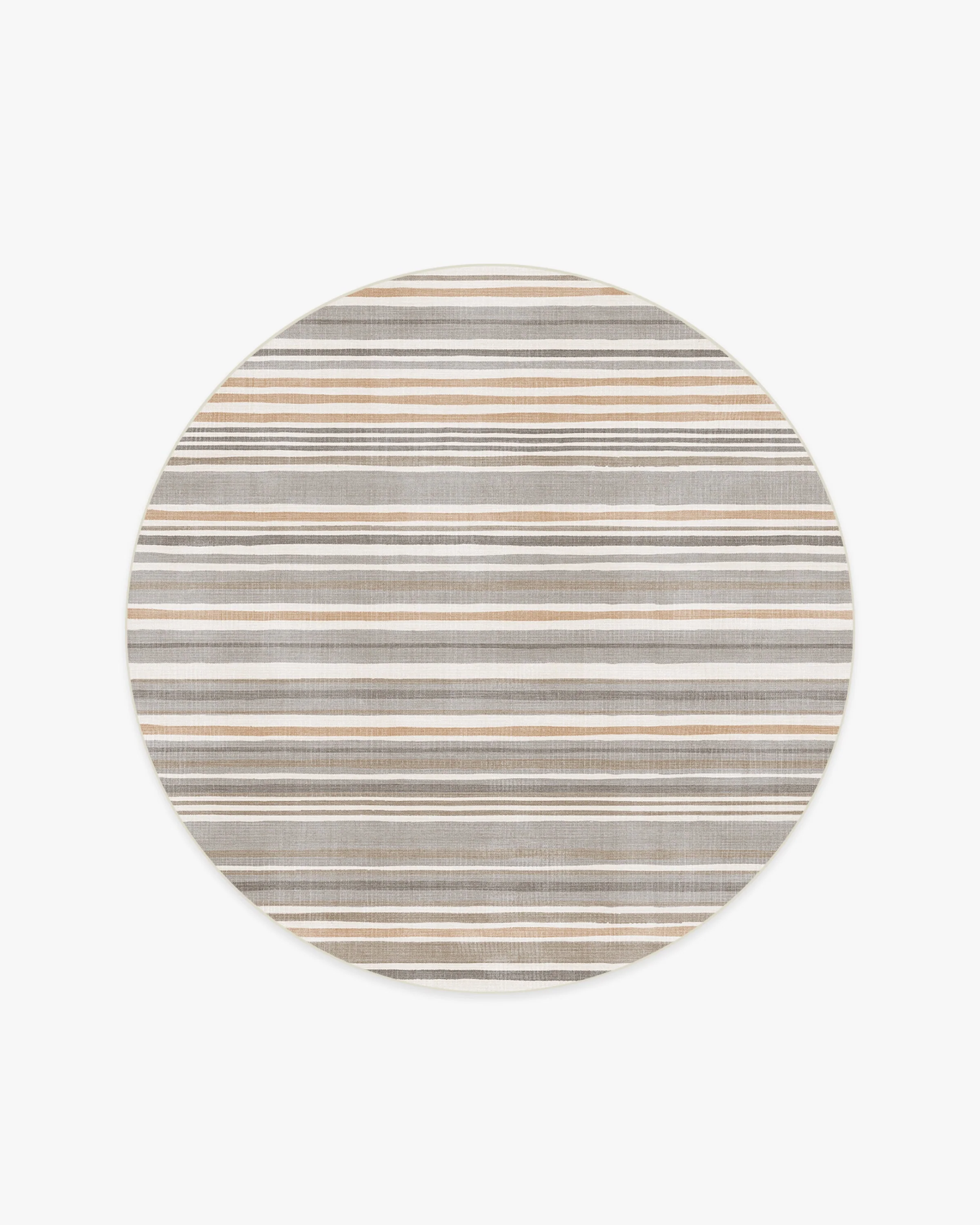 Elio Stripe Grey & Ivory Flatwoven Rug