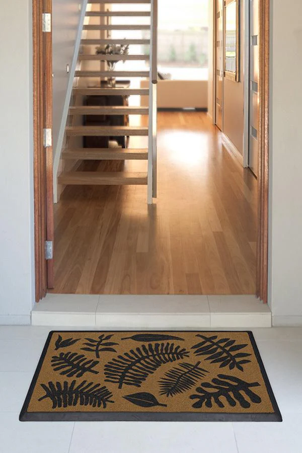 Henri Botanique Black Doormat