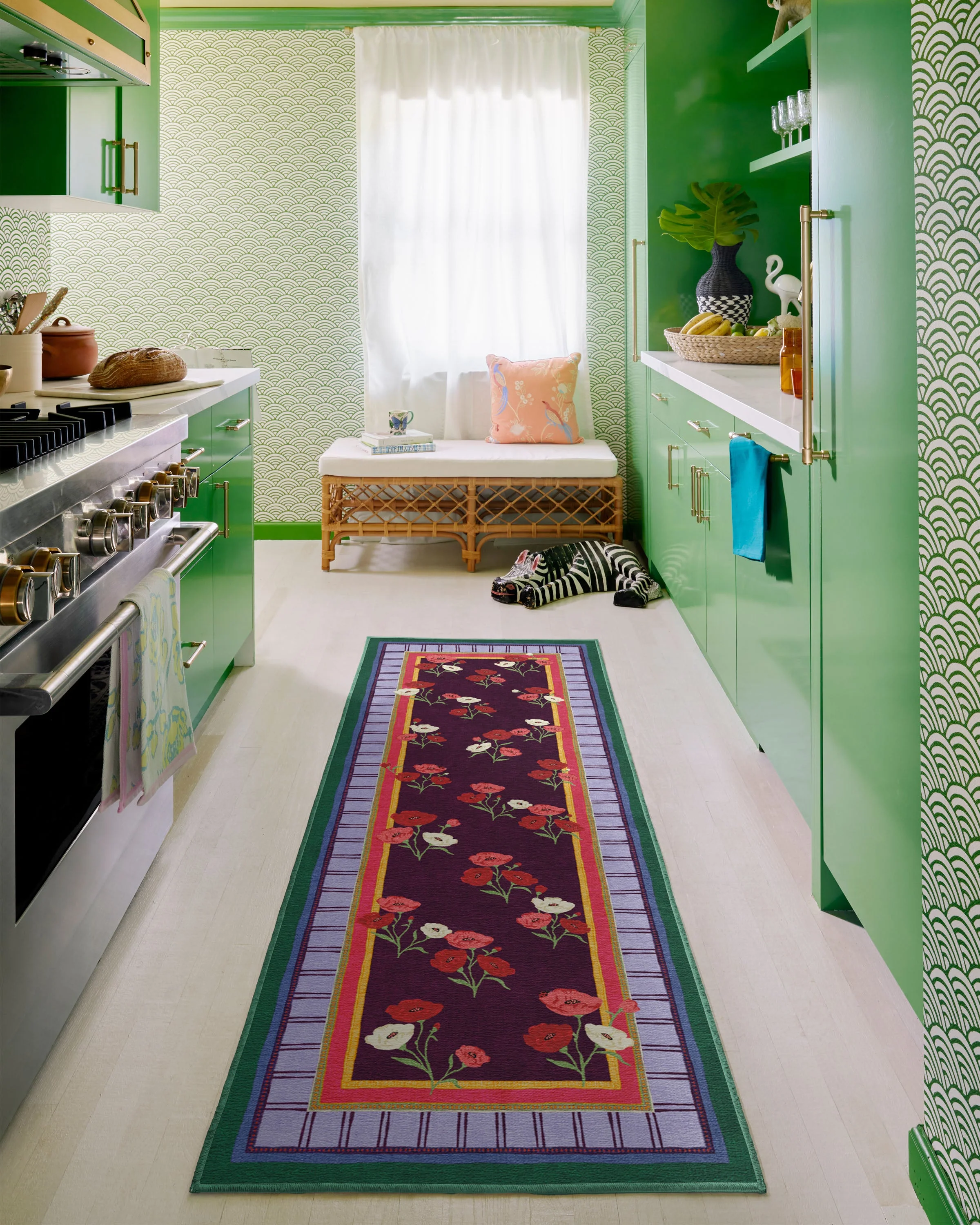 Ambroeus Royal Plum Rug by Iris Apfel