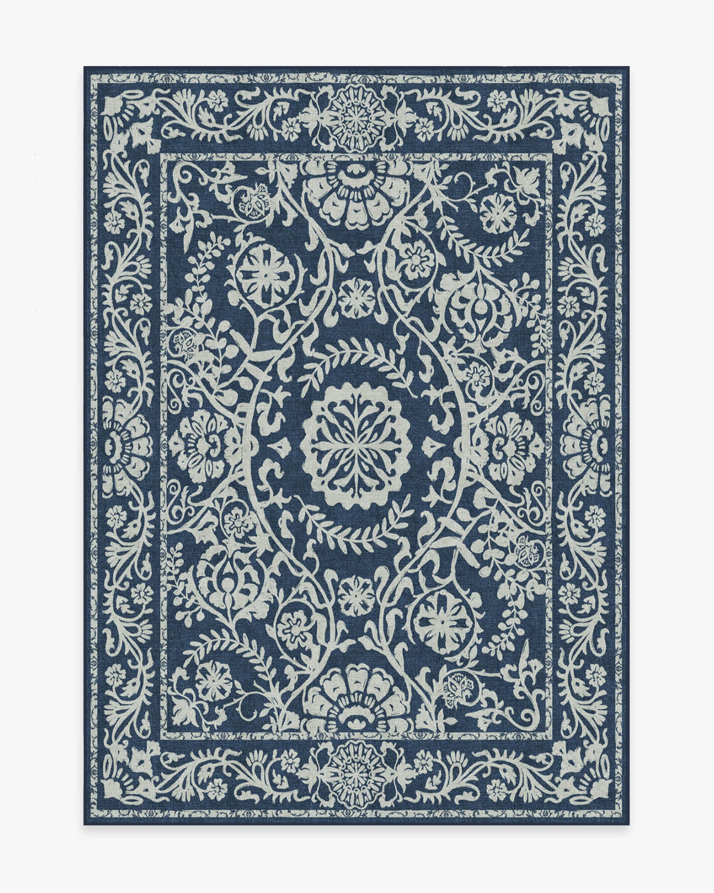 Delphina Navy Blue Rug