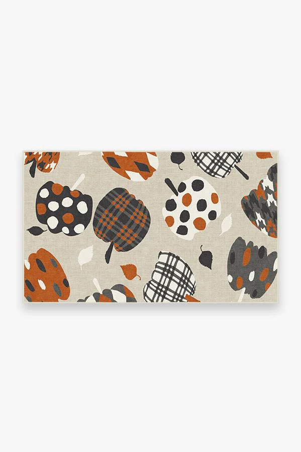 Pumpkin Orange Flatwoven Rug