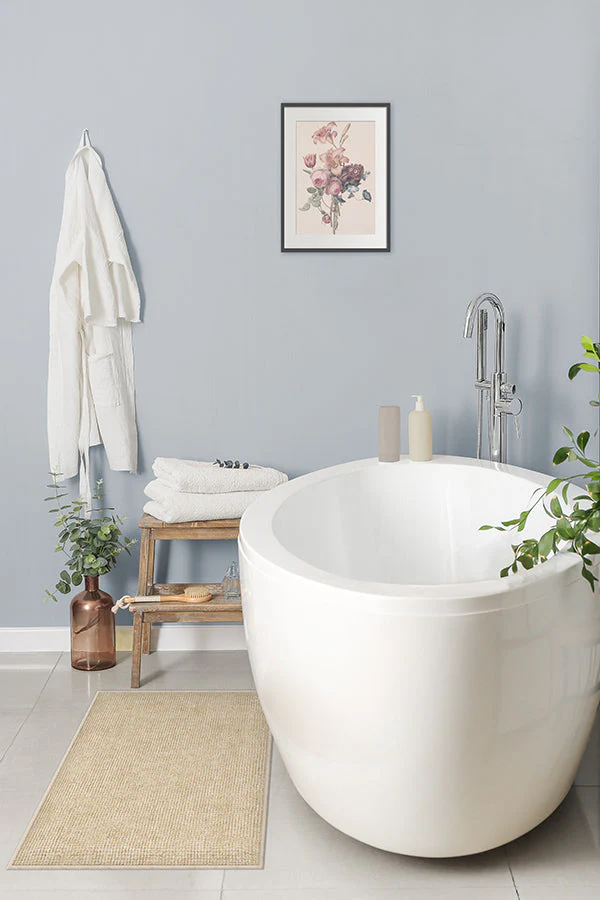Solid Beige Bath Mat