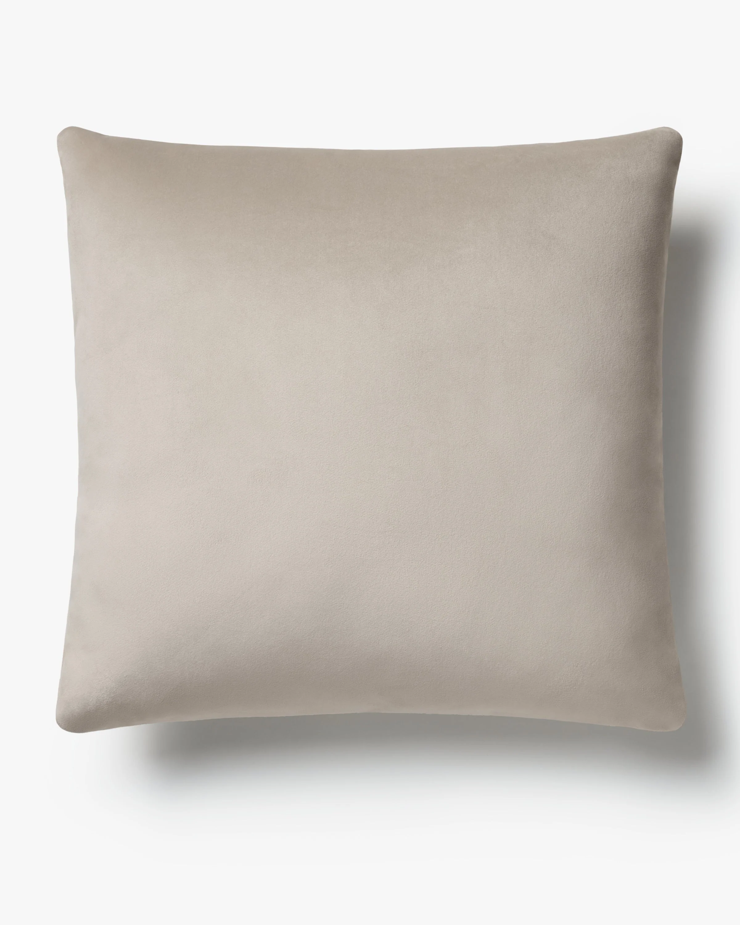Sand Velvet Throw Pillow