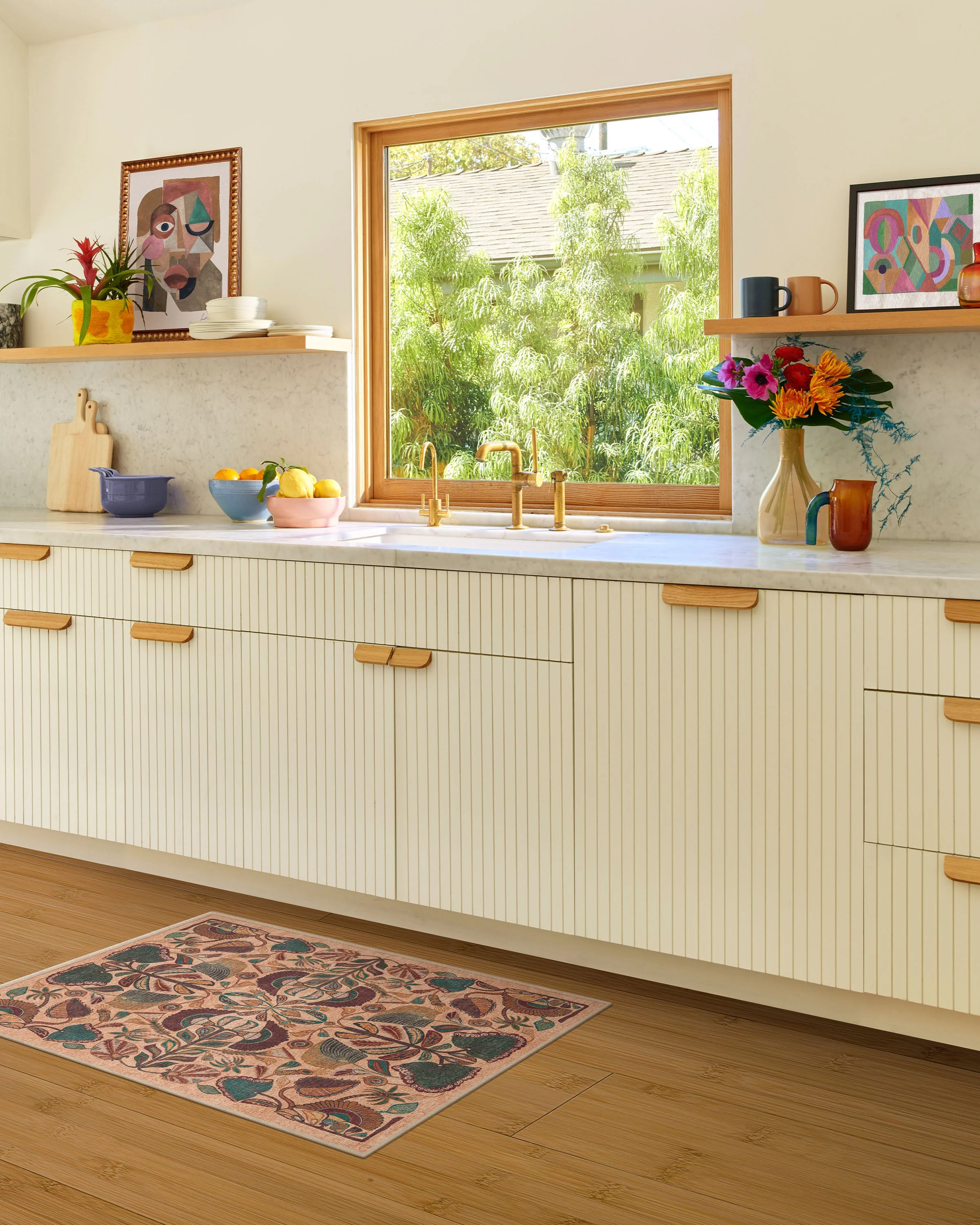 Georgia Kaleidoscope Flatwoven Rug by Justina Blakeney