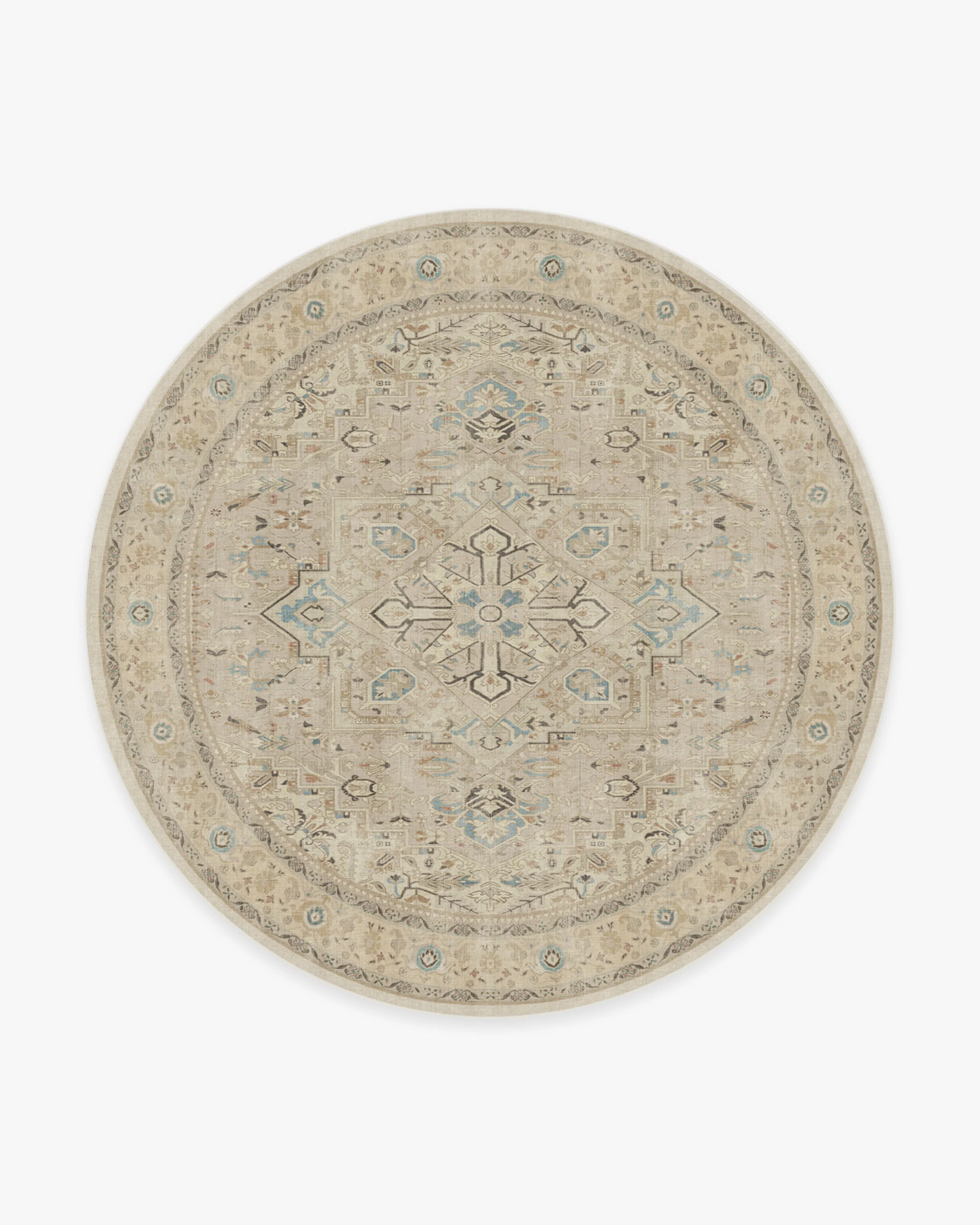 Kamran Ivory Opal Rug