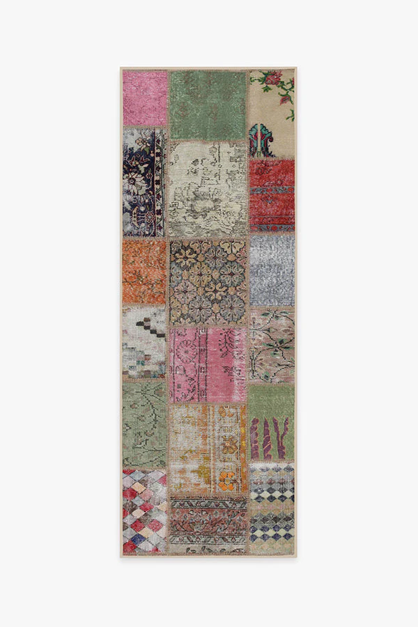 Patchwork Boho Flatwoven Rug