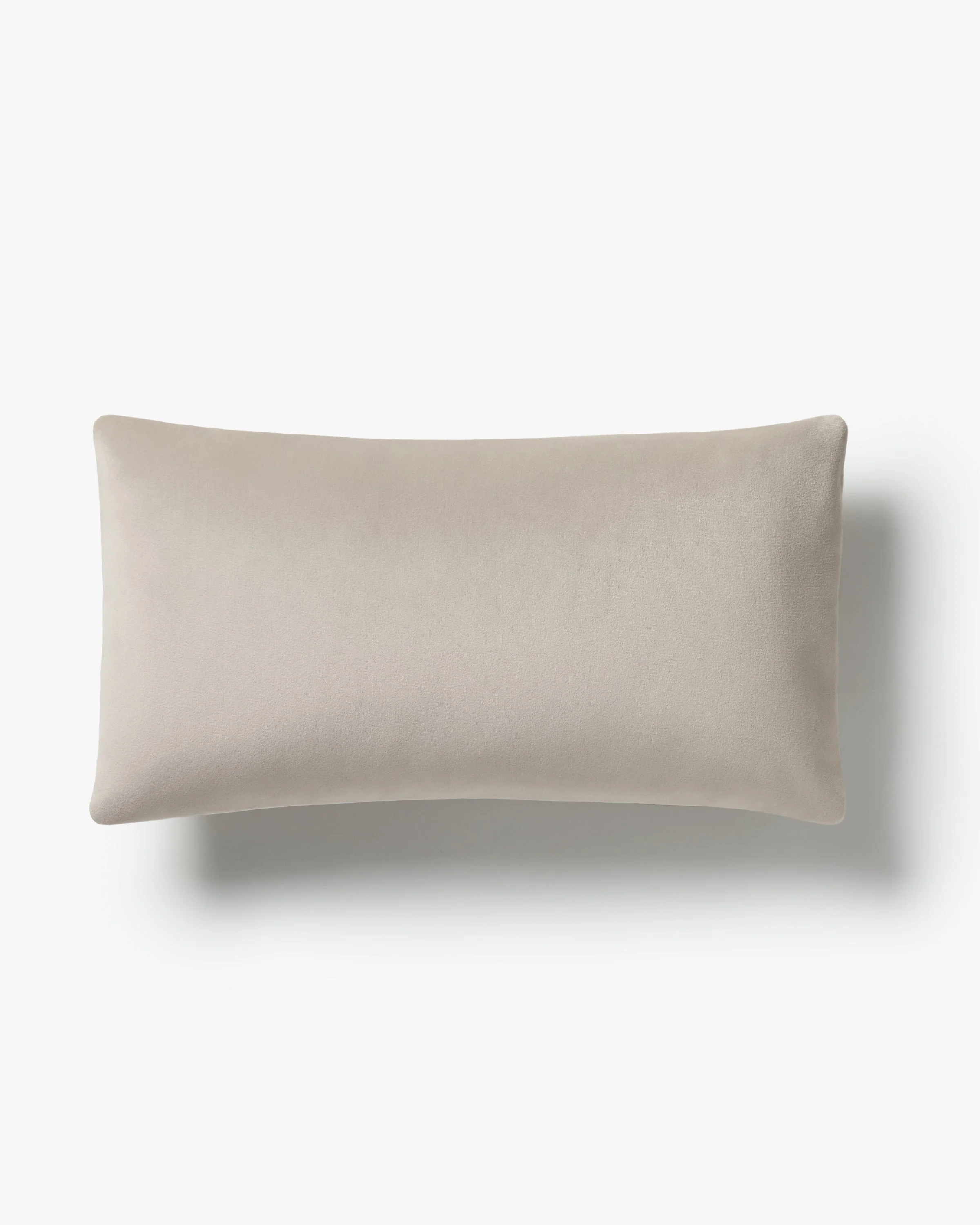 Sand Velvet Throw Pillow