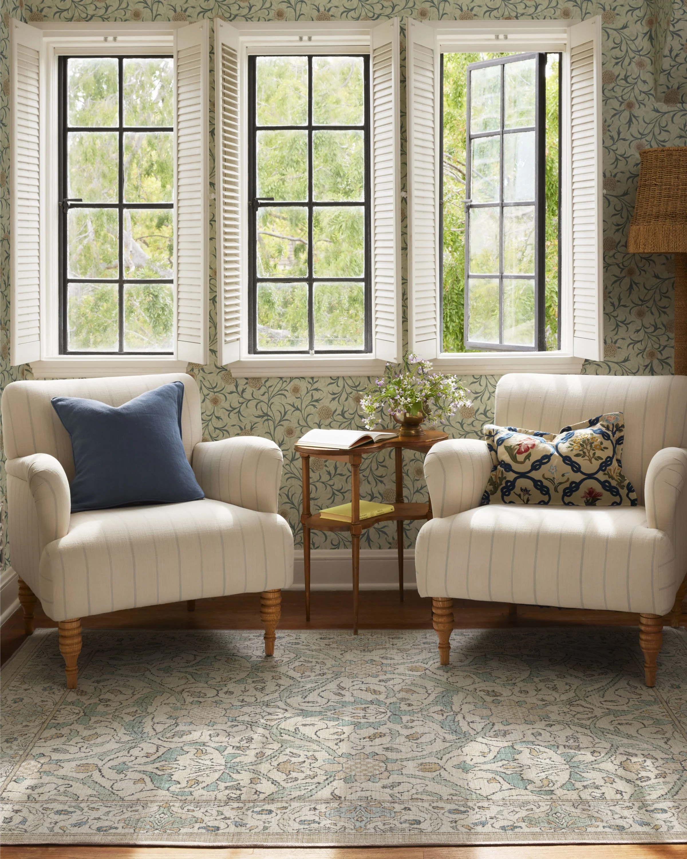 Montreal Natural Jade Rug by Morris & Co.