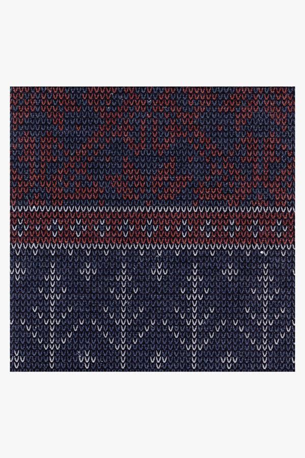 Fair Isle Red Flatwoven Rug