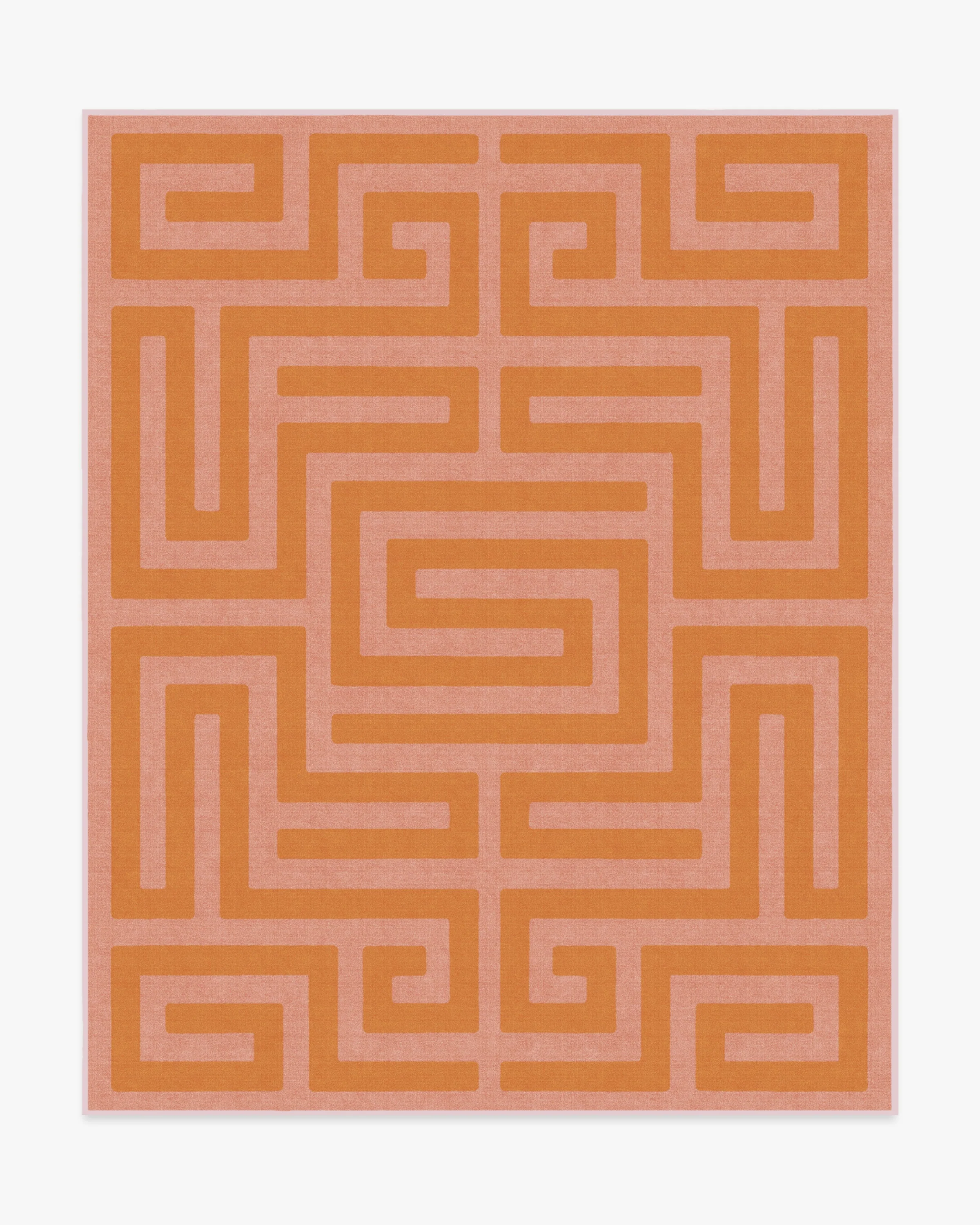 Maze Pink & Orange Rug