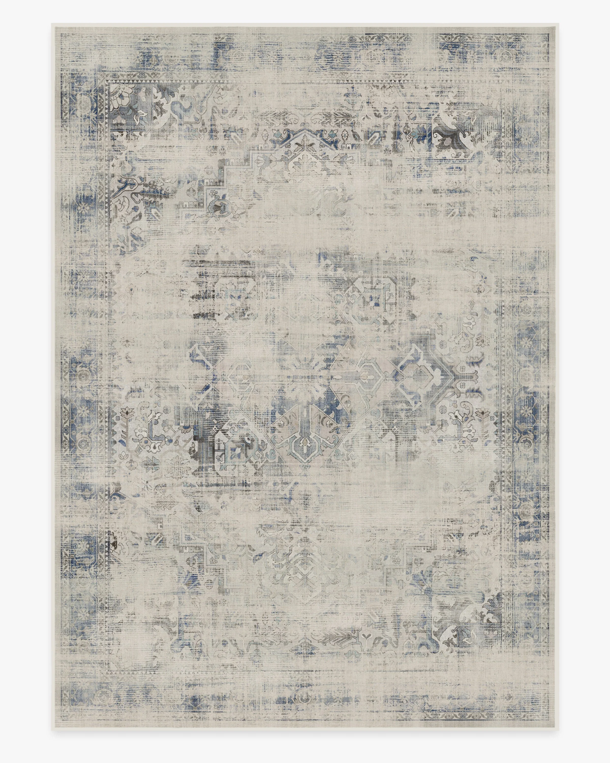 Kamran Blue Quartz Flatwoven Rug