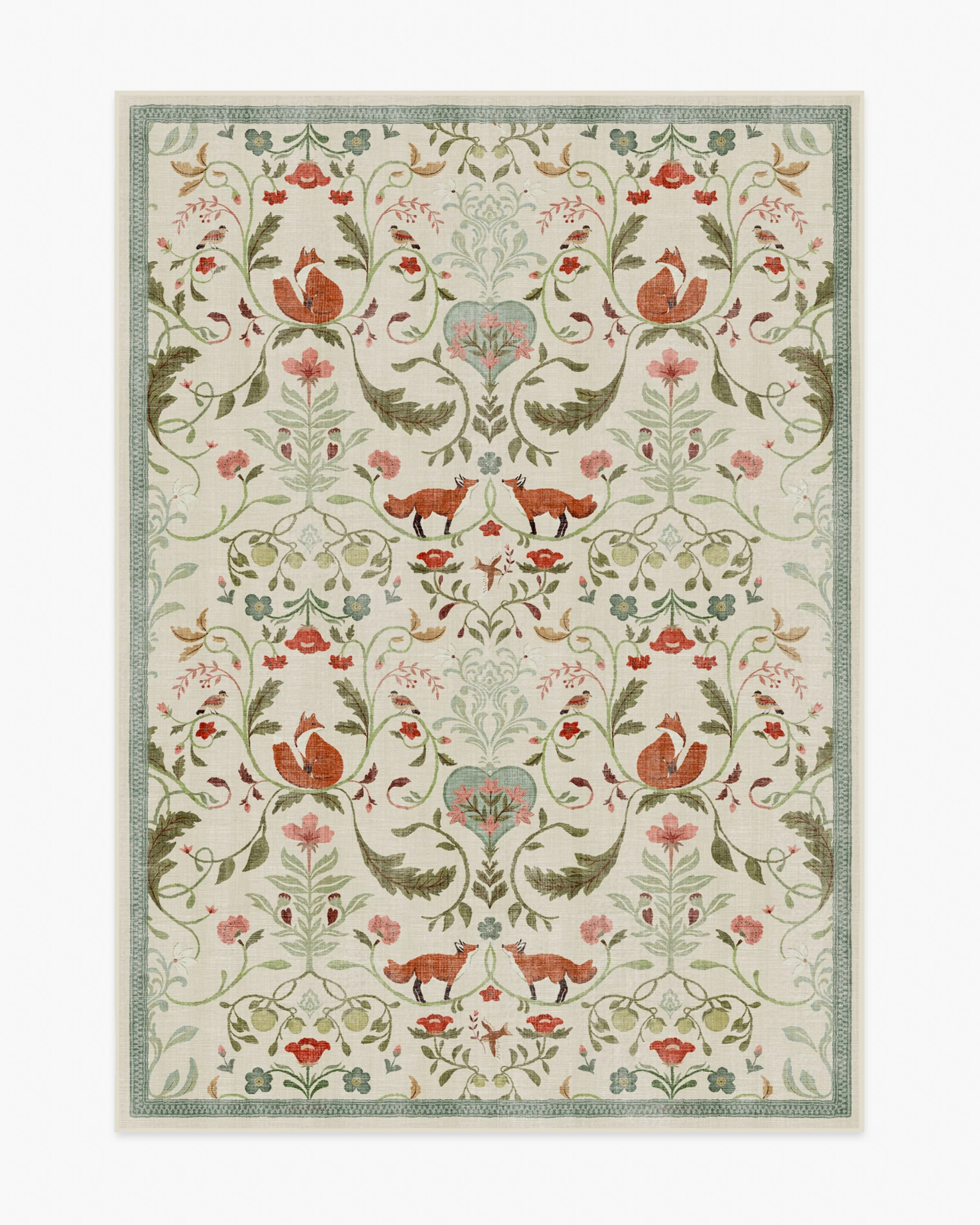 Foxfen Ivory Multicolor Flatwoven Rug
