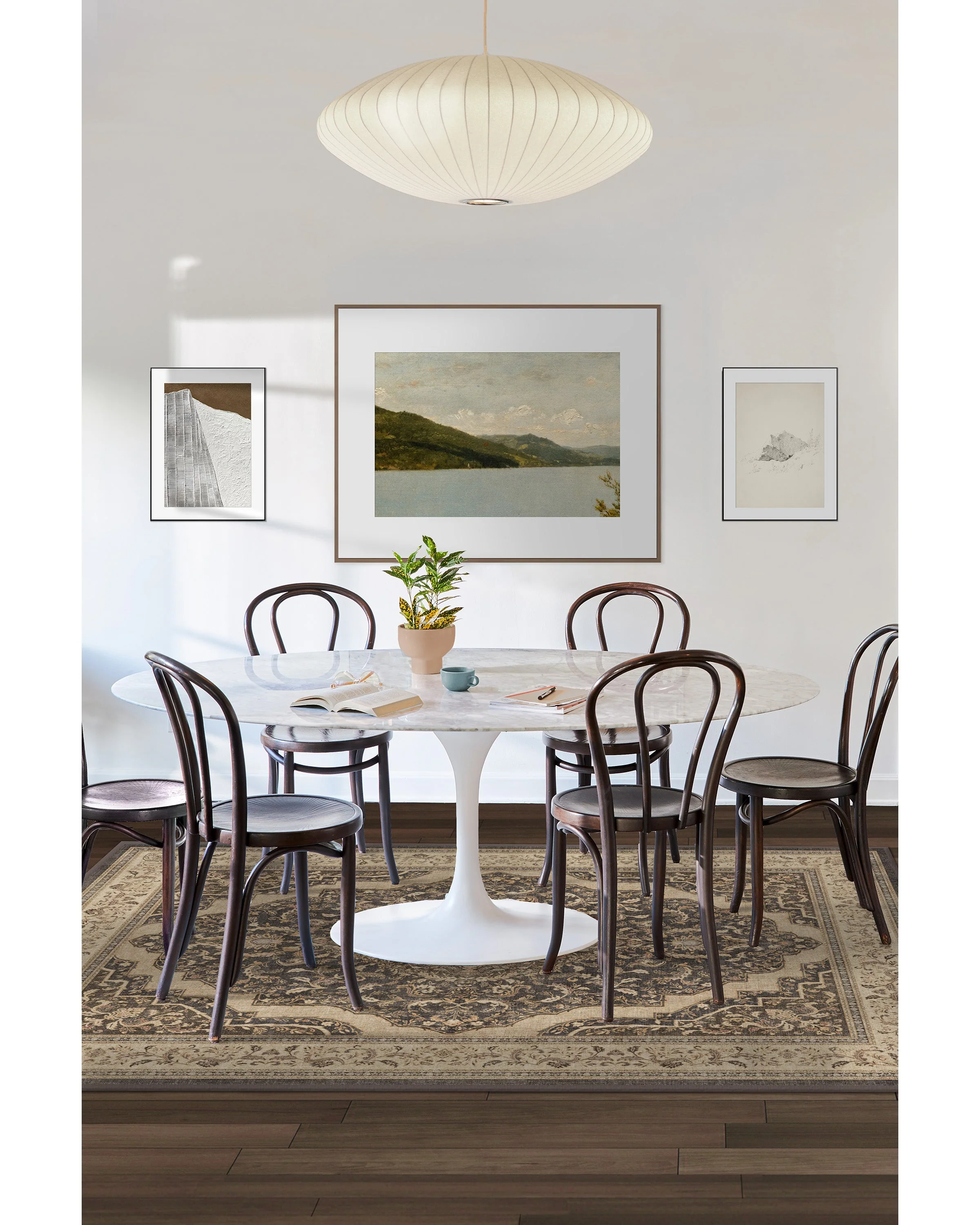 Adeline Dark Wood Rug