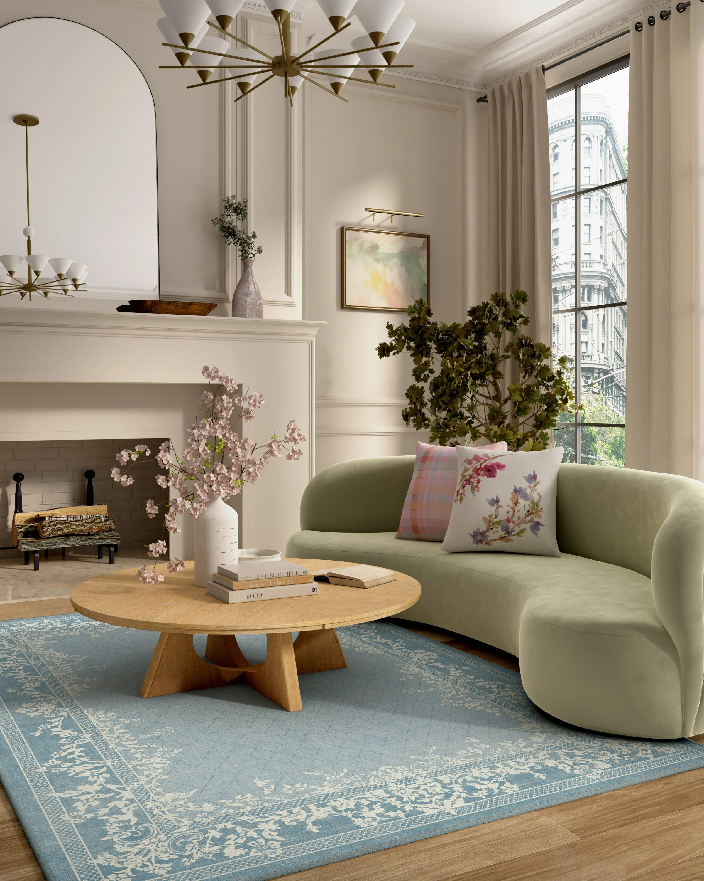 Juliet Slate Blue Rug