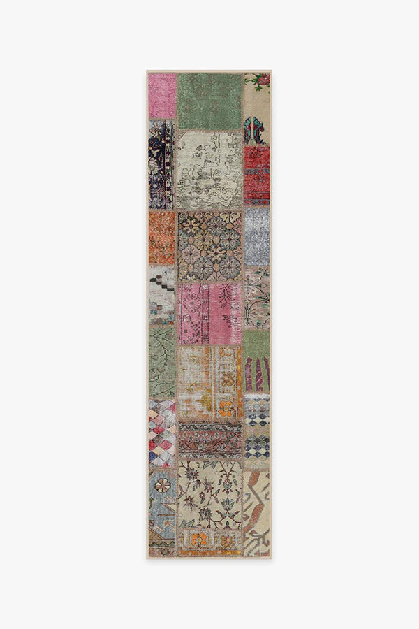 Patchwork Boho Flatwoven Rug