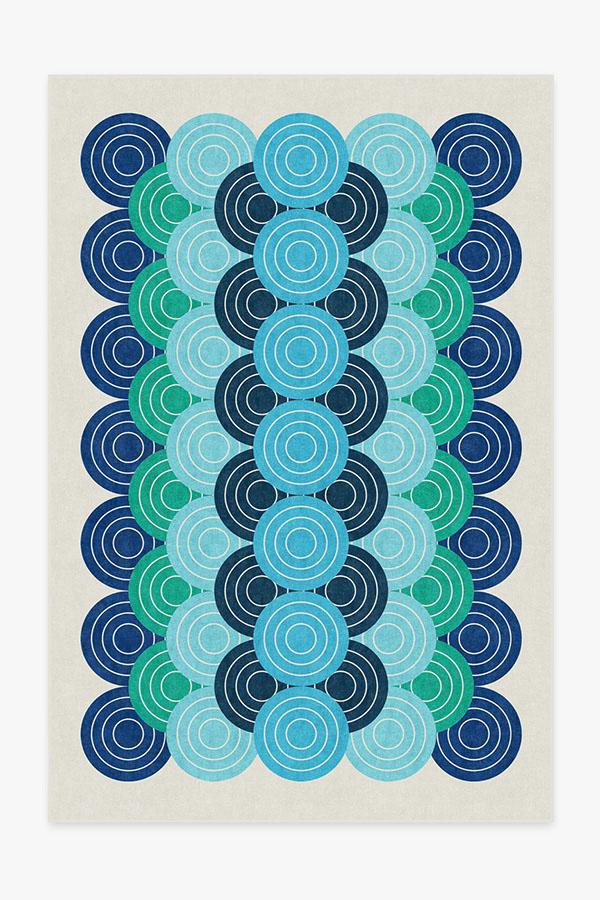 Biba Blue Green Rug by Jonathan Adler