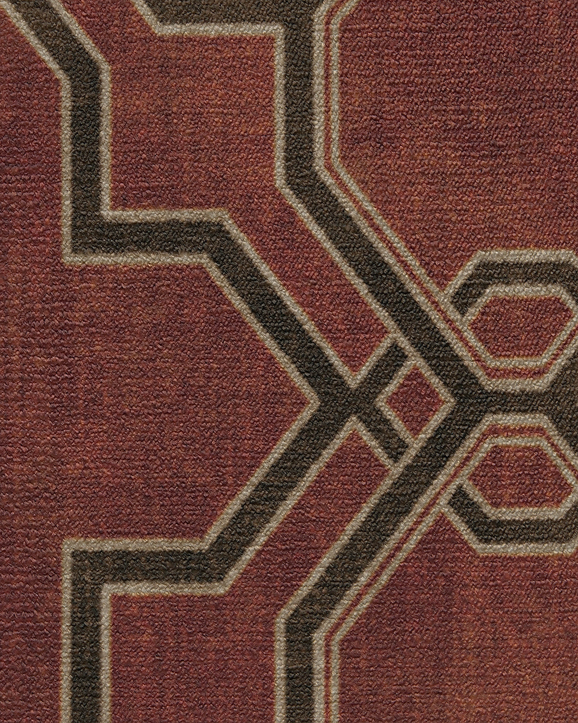 Kian Red Rug by Martyn Lawrence Bullard