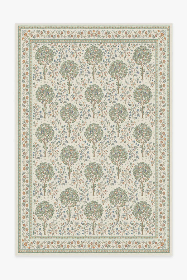 Kelmscott Tree Green Rug by Morris & Co.