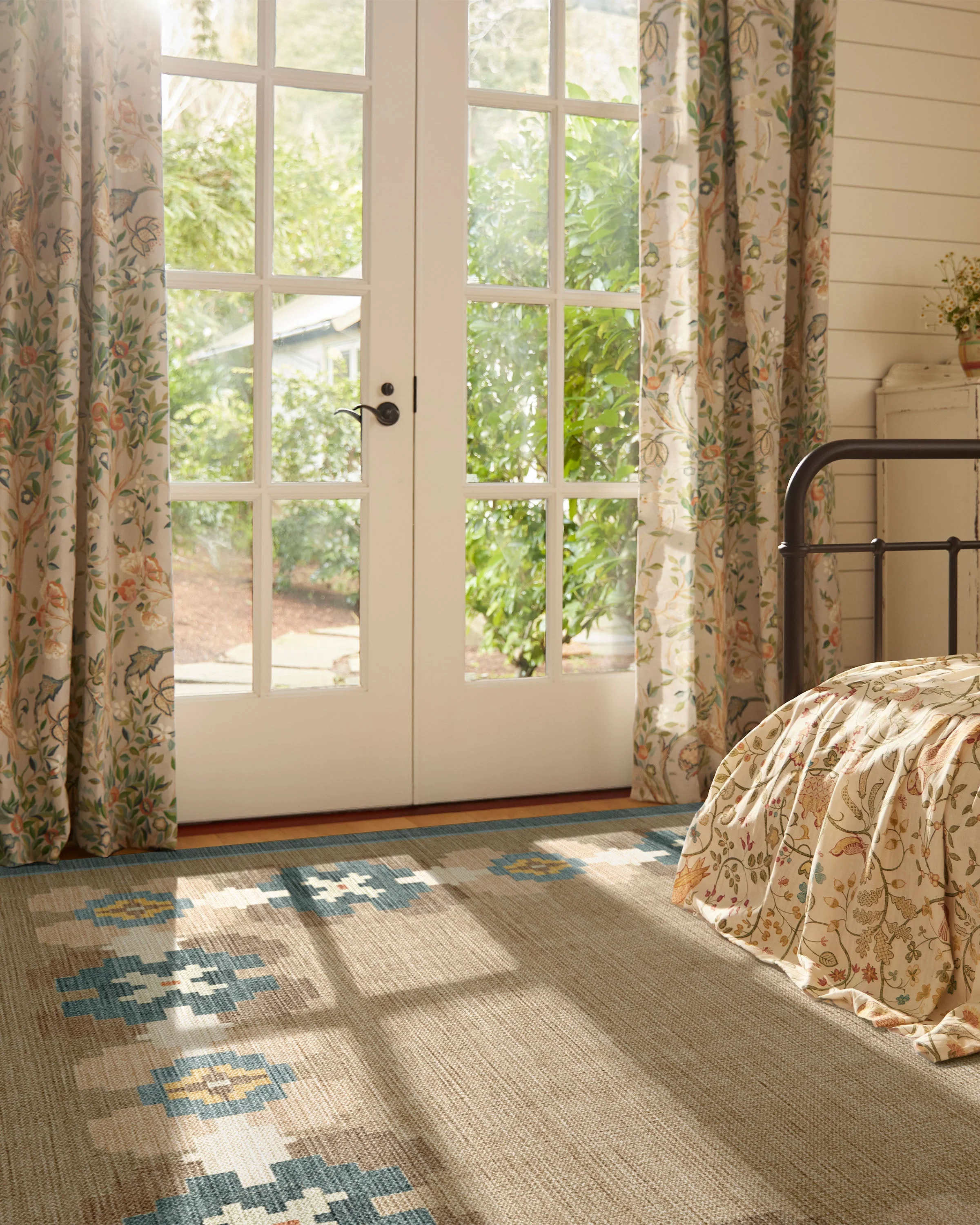Aster Soft Blue Re-Jute Rug