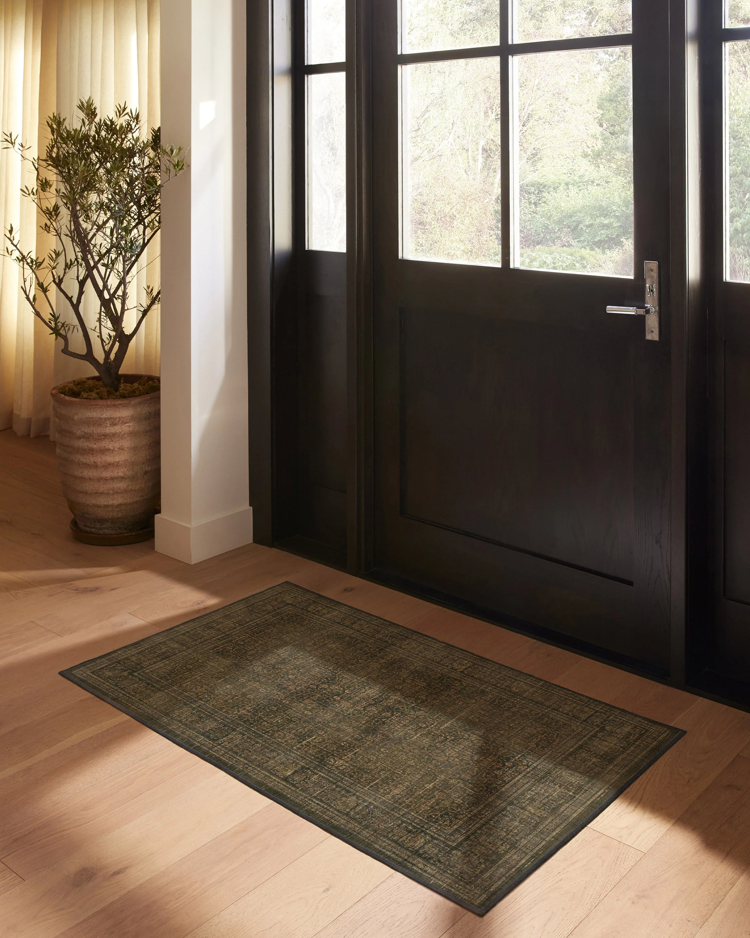 Vesper Olive & Gold Flatwoven Rug