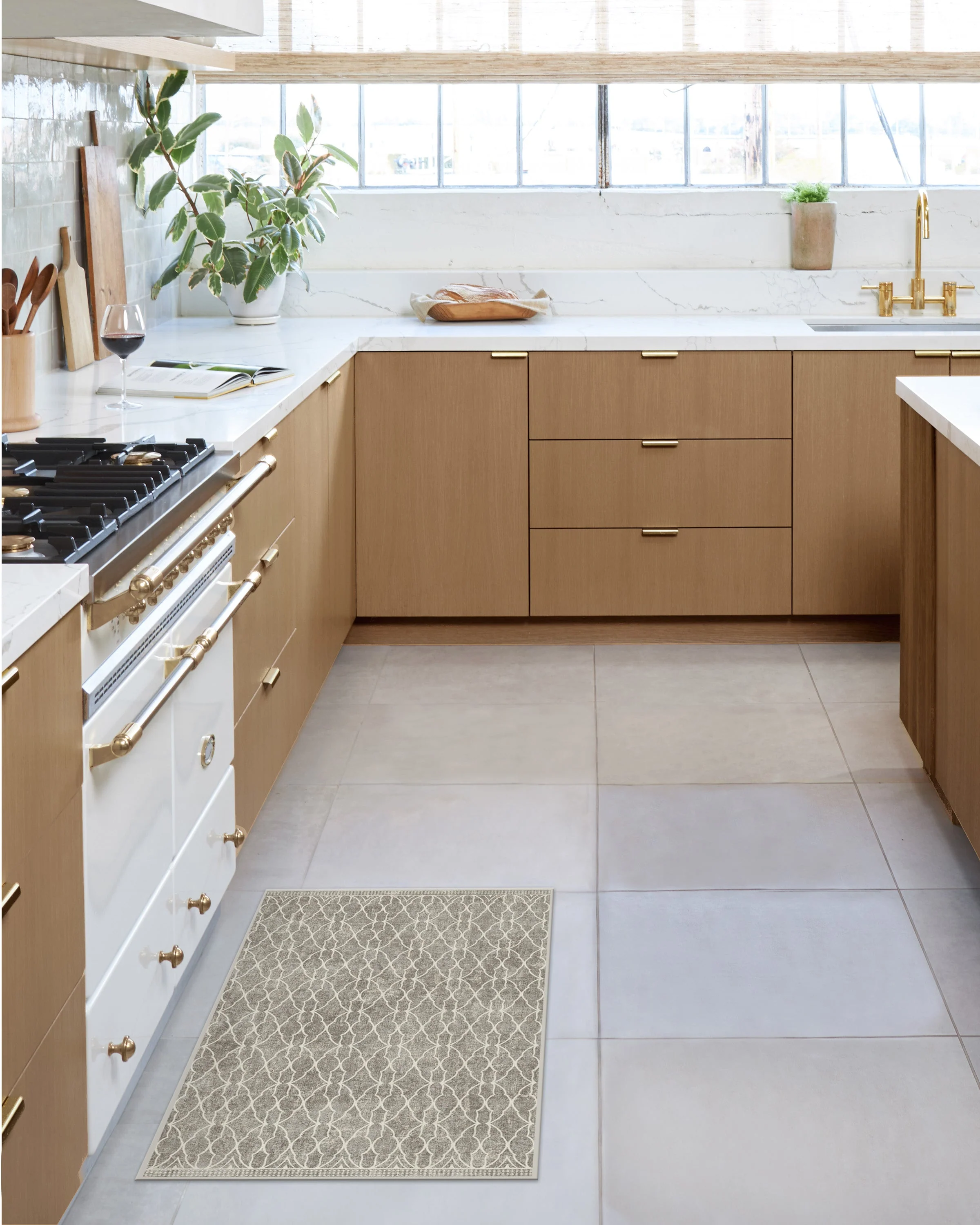 Grogu™ Trellis Ash Grey Flatwoven Rug
