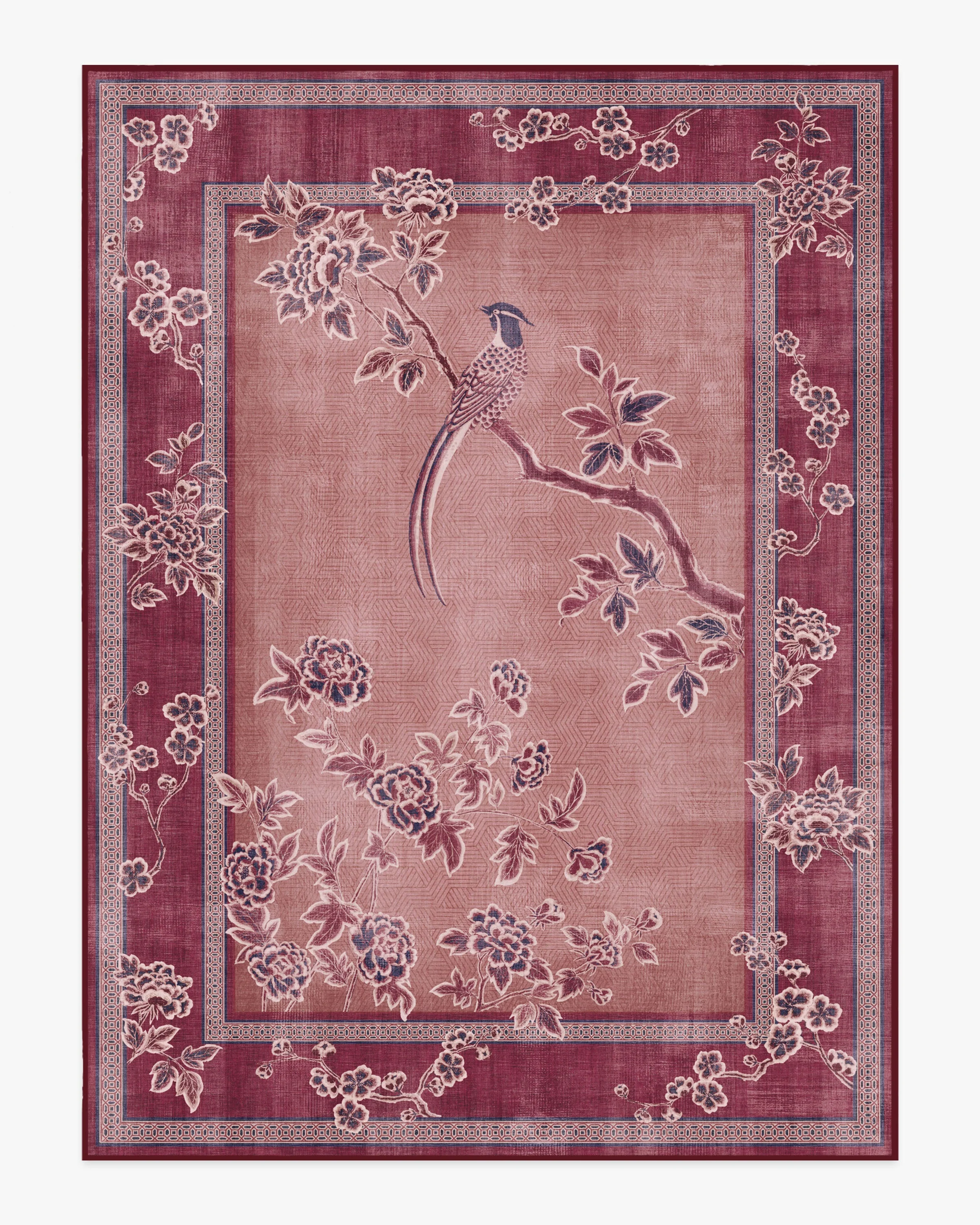 Draper Burgundy Rug by Gracie