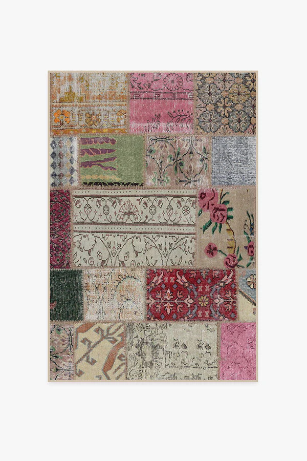 Patchwork Boho Flatwoven Rug