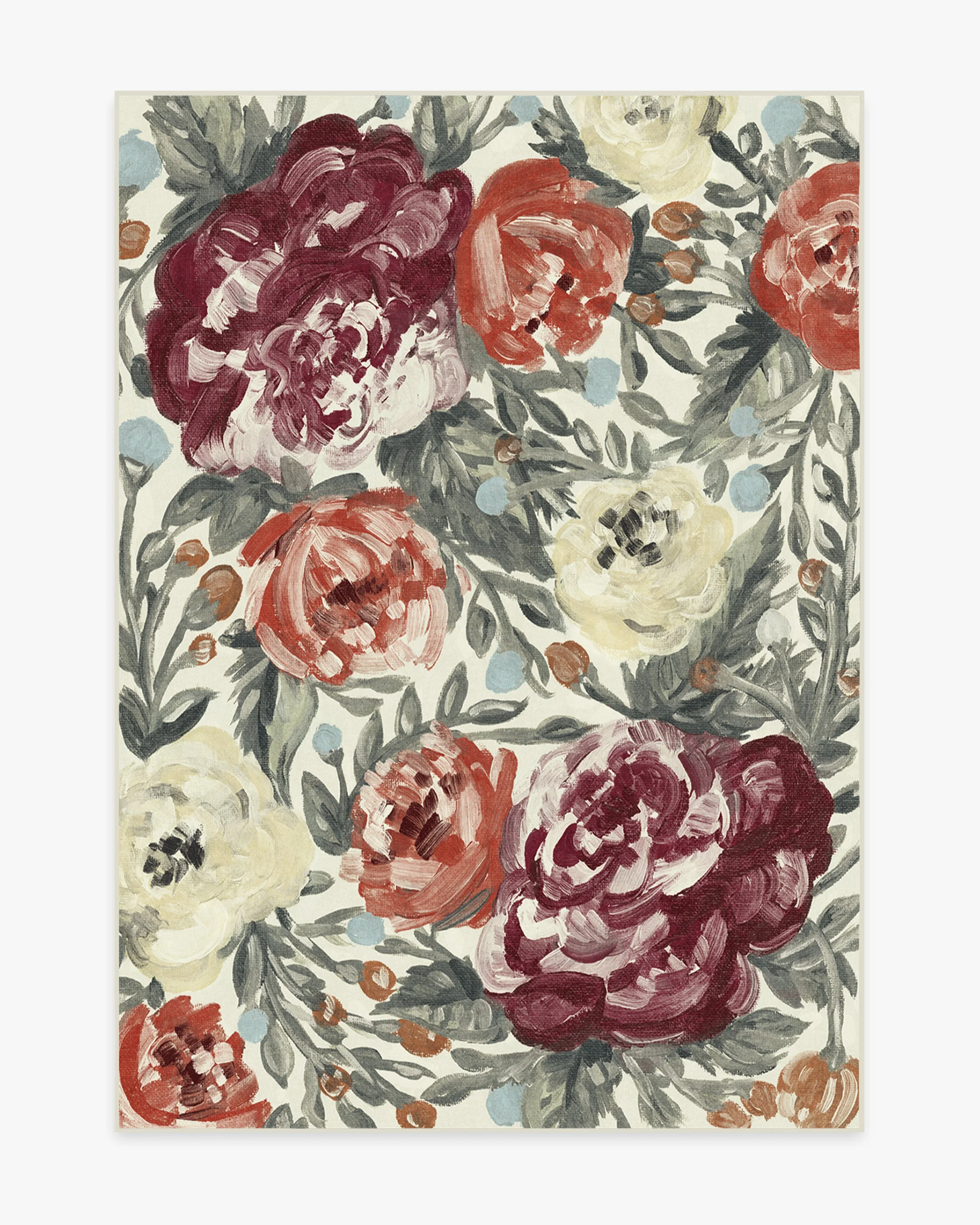 Camellia Currant Flatwoven Rug