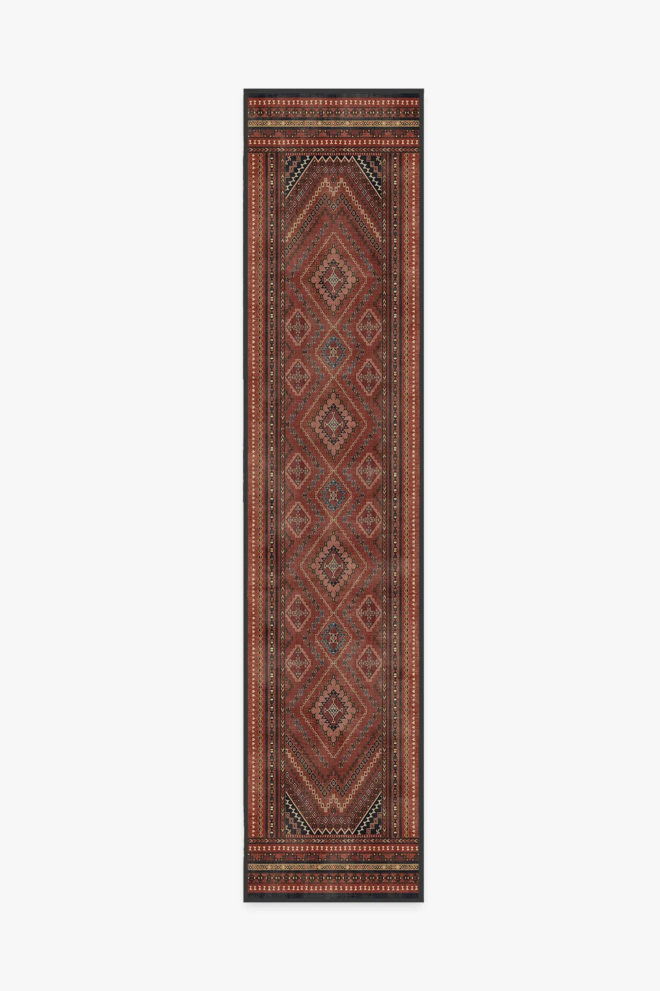 Kaden Amber Red Flatwoven Rug