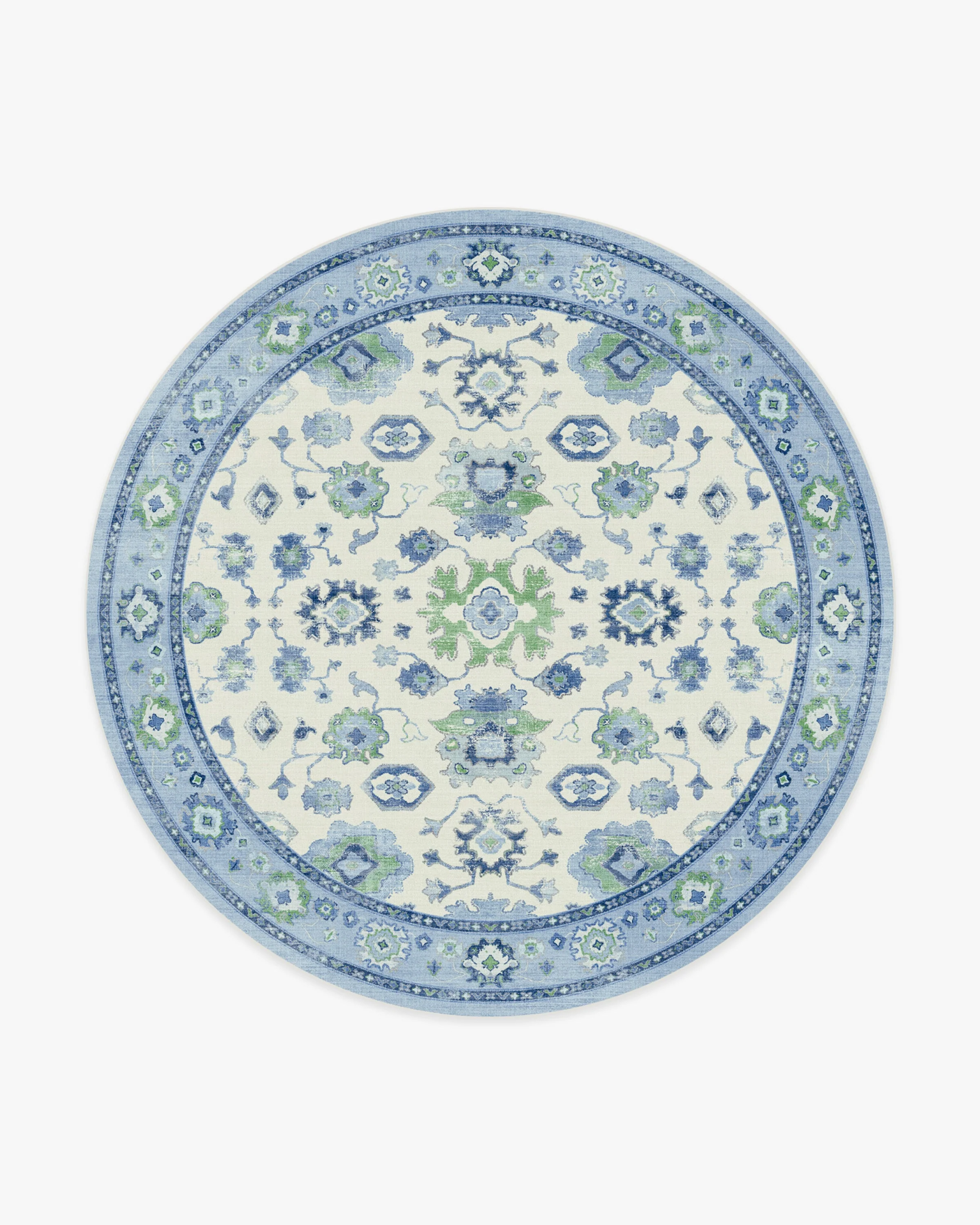 Serena Blue Rug by Mrs. Alice