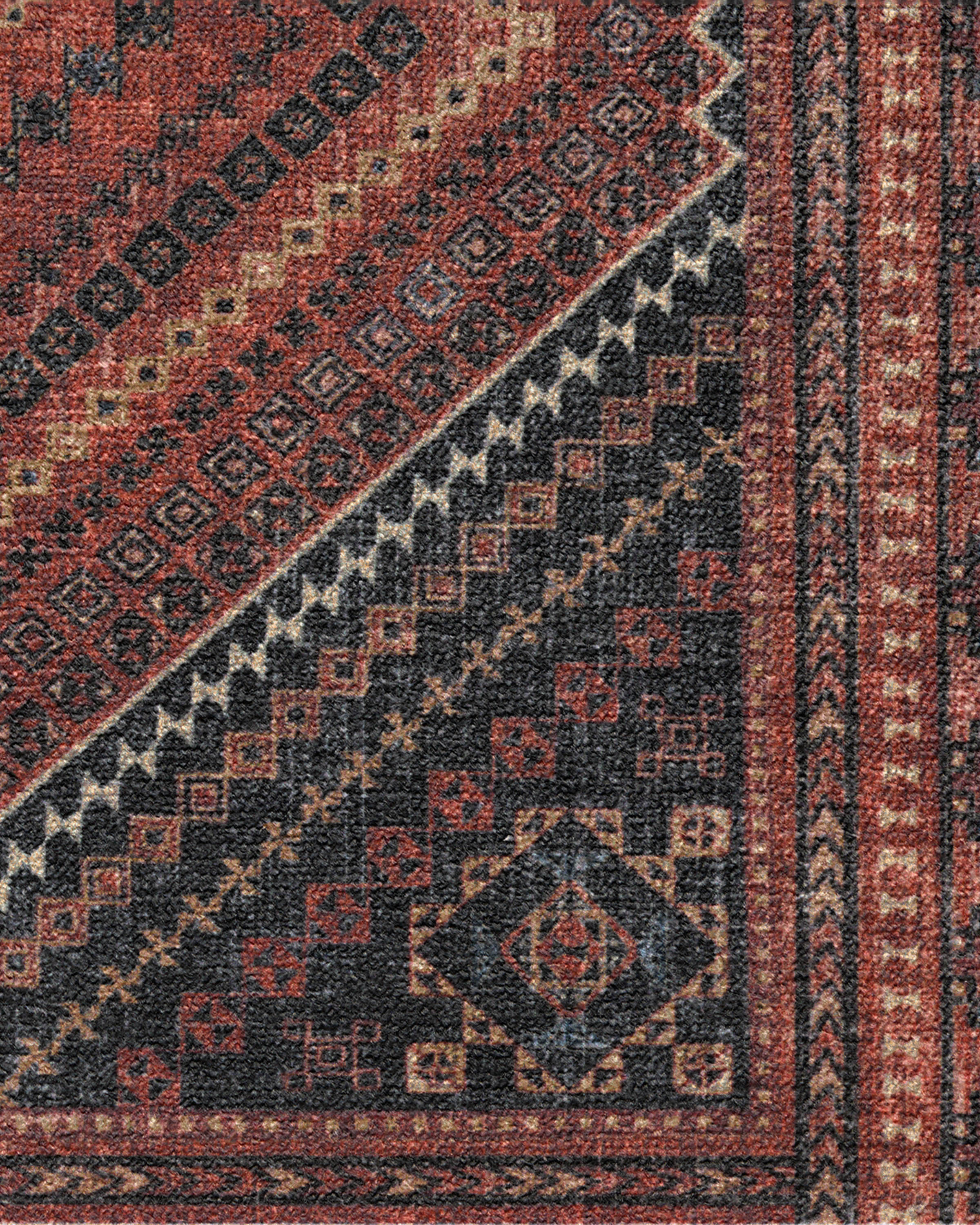Kaden Amber Red Rug