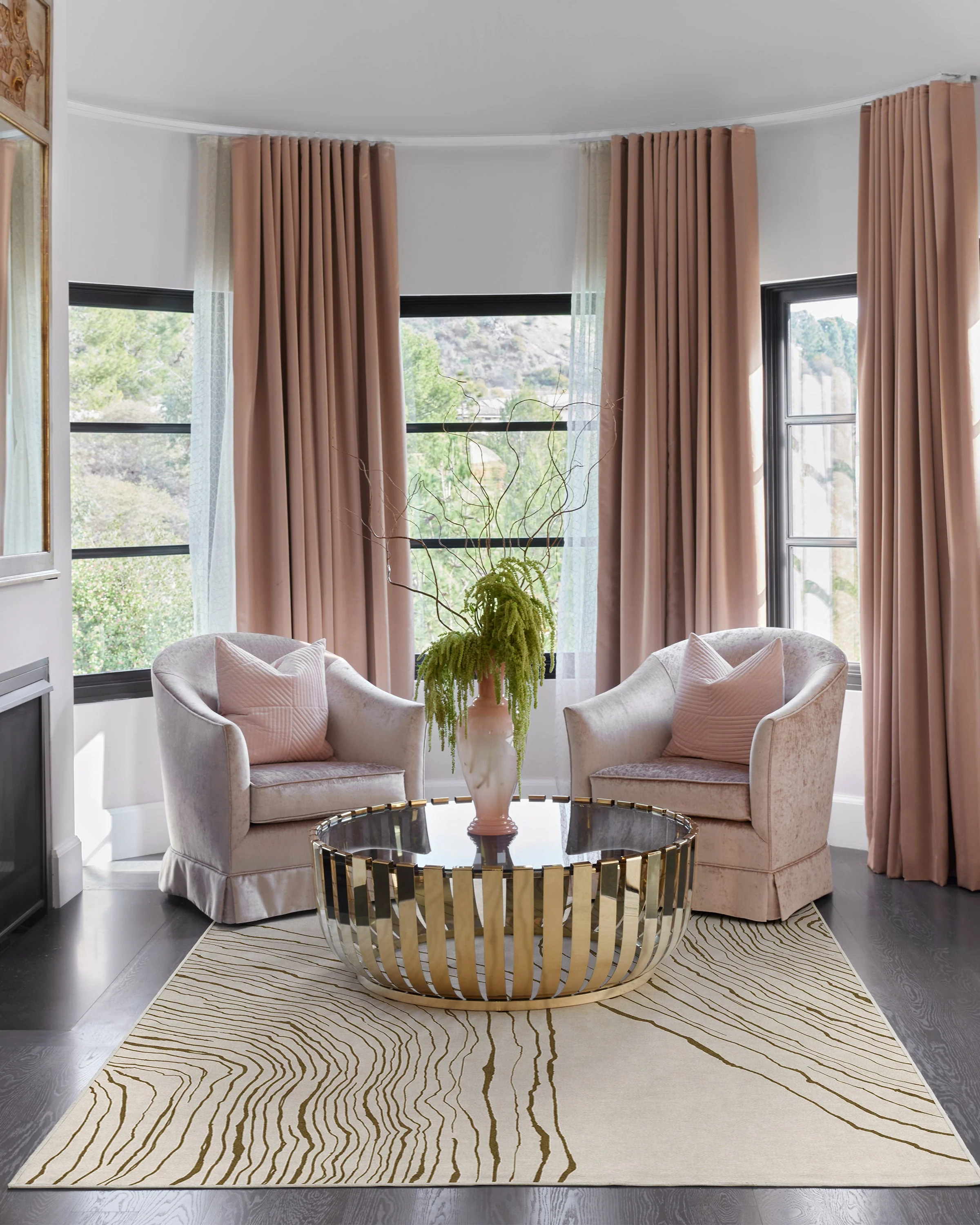 Seine Camel & Ivory Flatwoven Rug by Nina Takesh