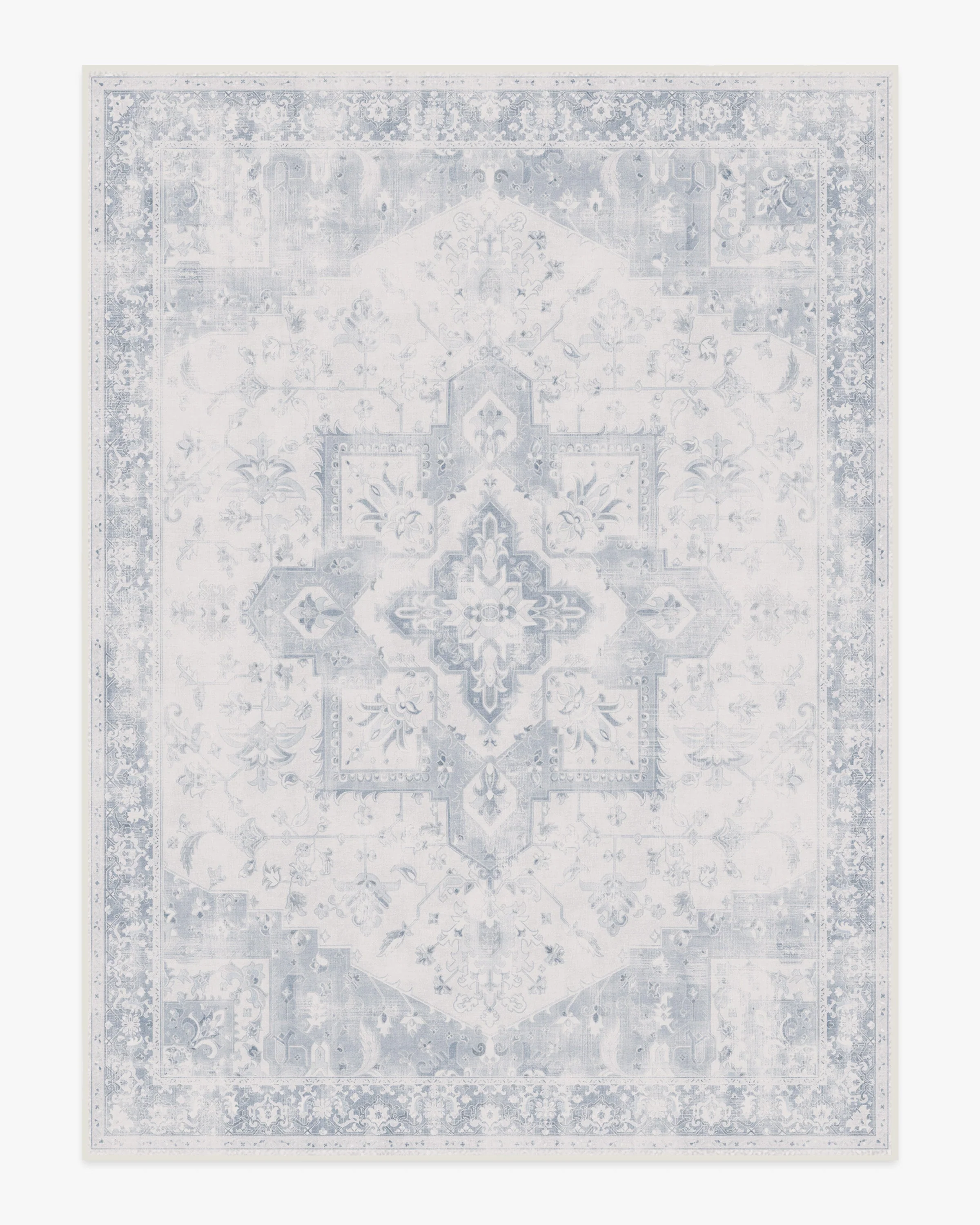Kira Soft Blue Flatwoven Rug