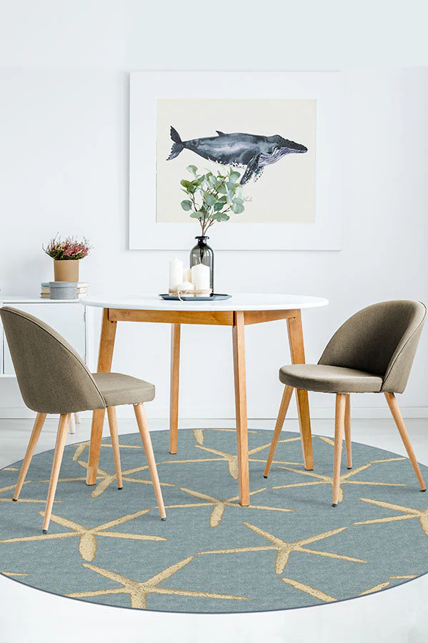 Starfish Pale Blue Rug