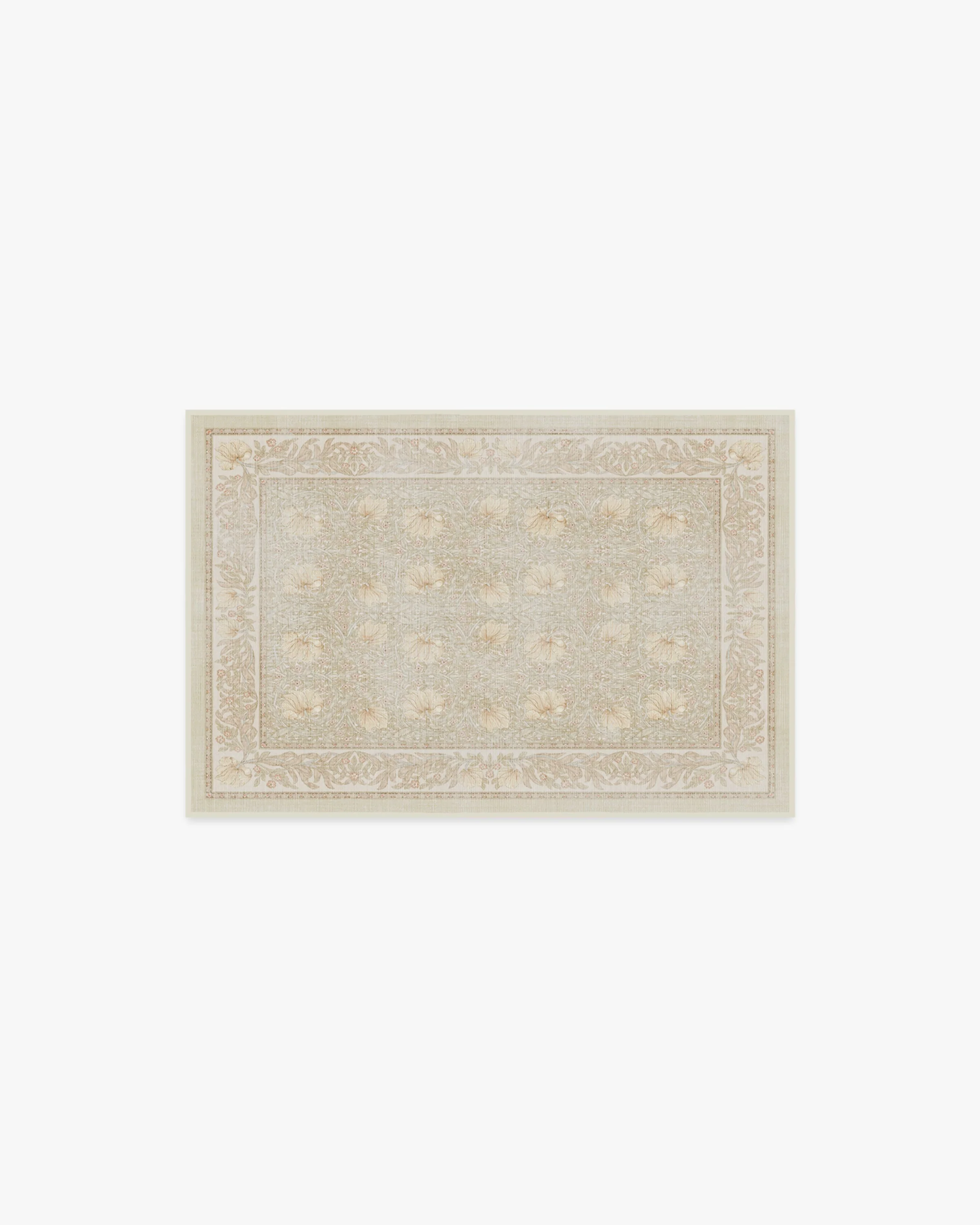 Pimpernel Vintage Blush Flatwoven Rug by Morris & Co.