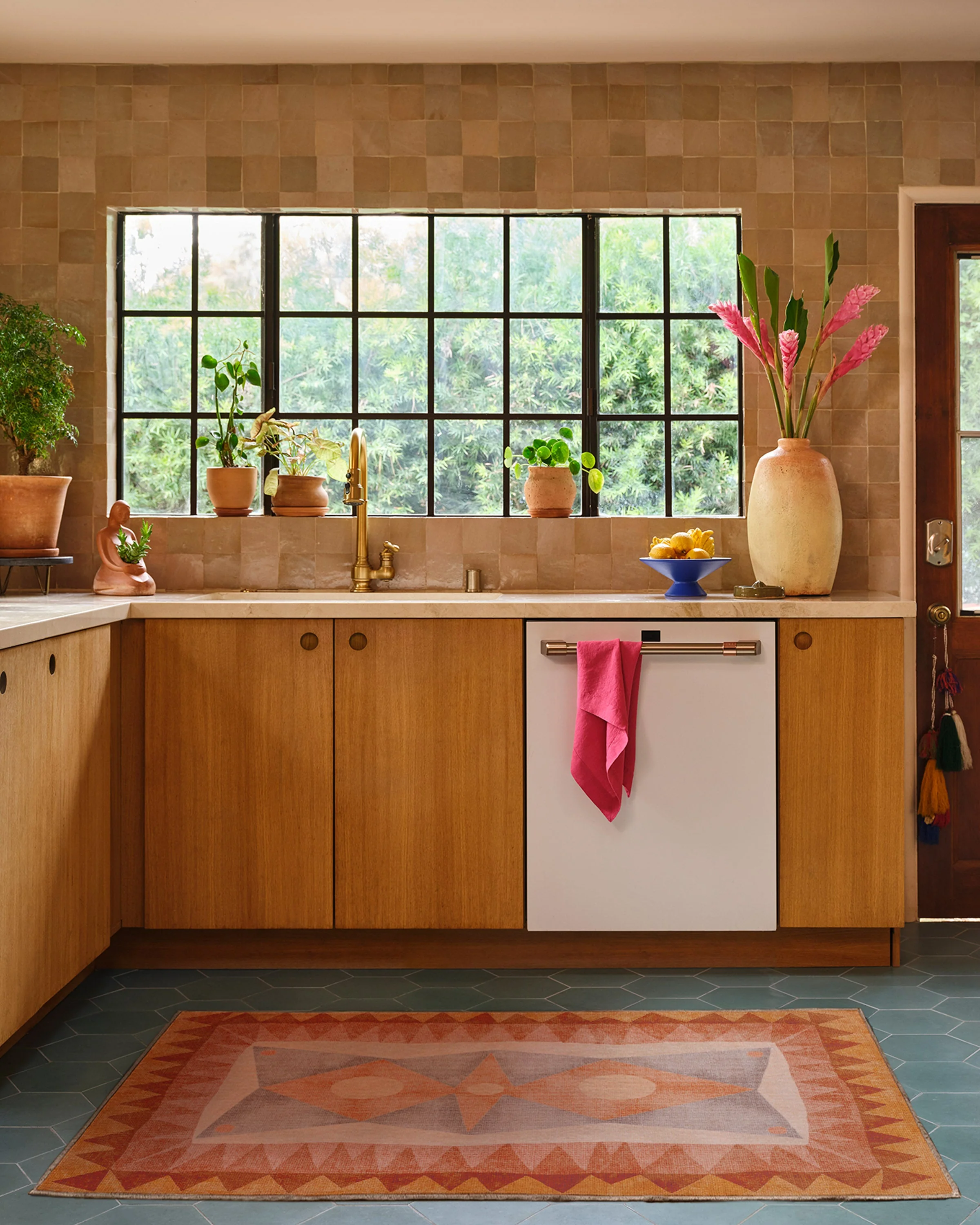 Hilma Sunset Flatwoven Rug by Justina Blakeney