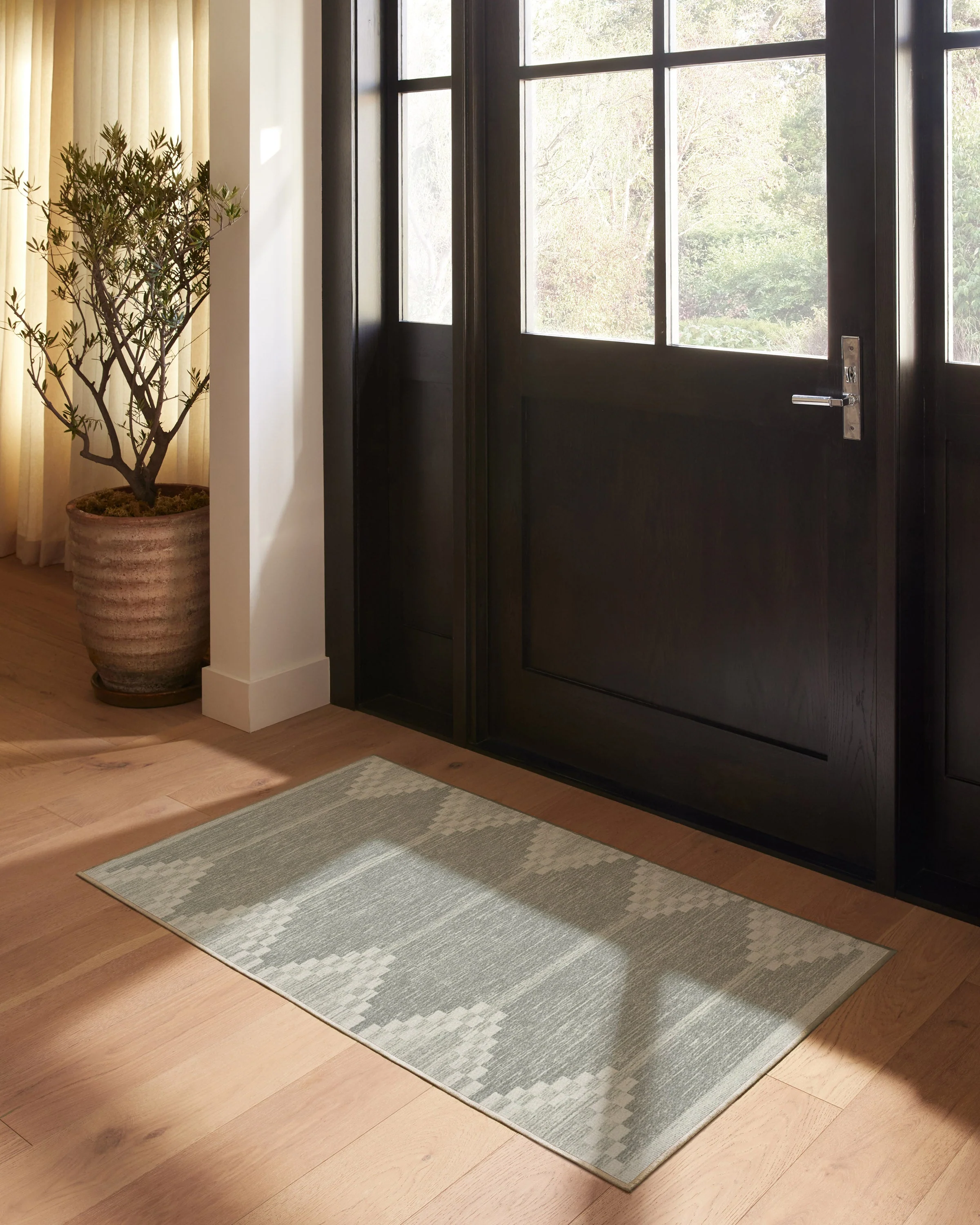 Sloane Grey Flatwoven Rug