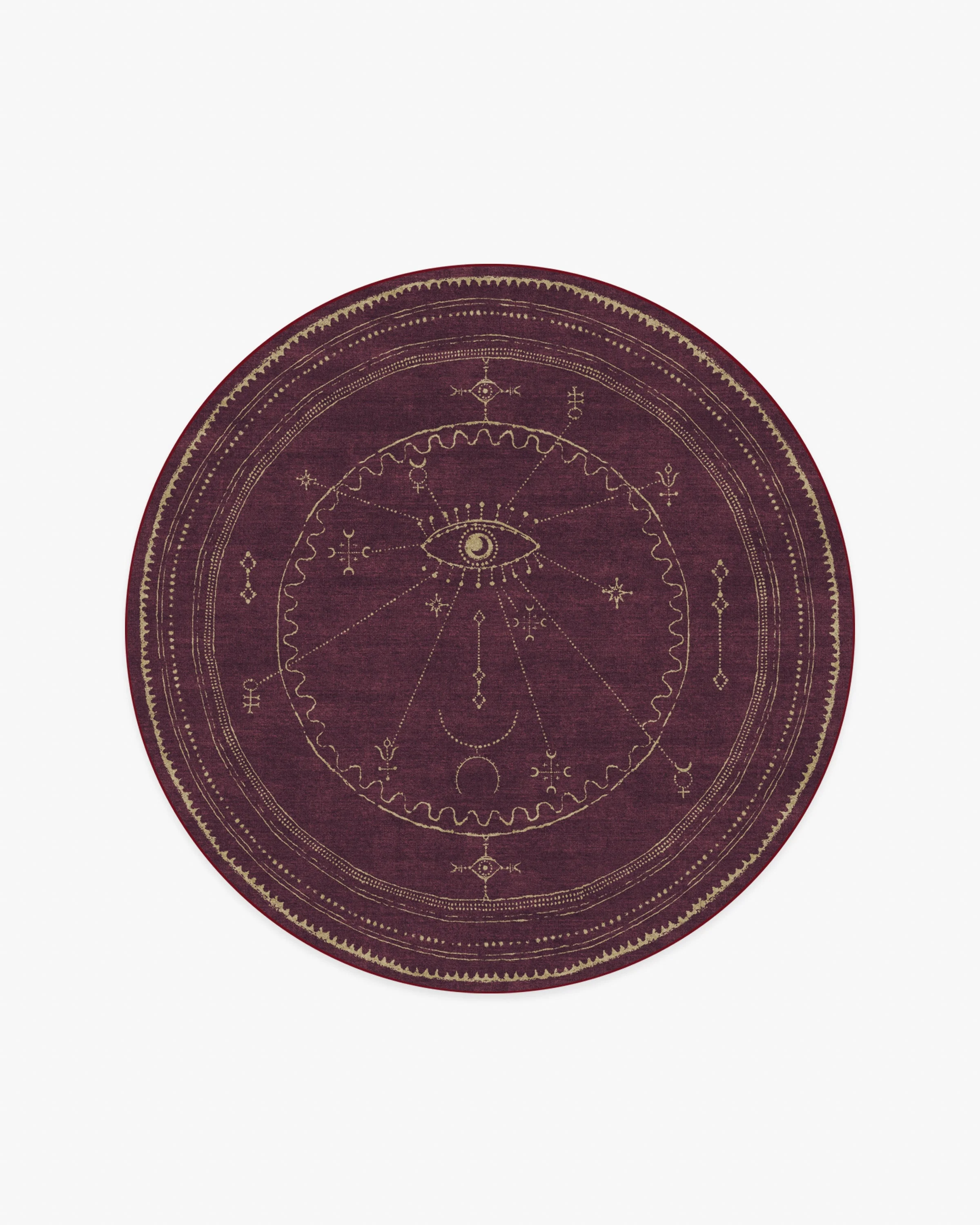 Velith Burgundy Flatwoven Rug