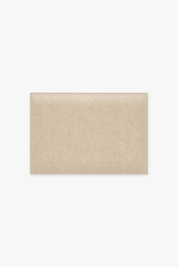 Solid Beige Bath Mat