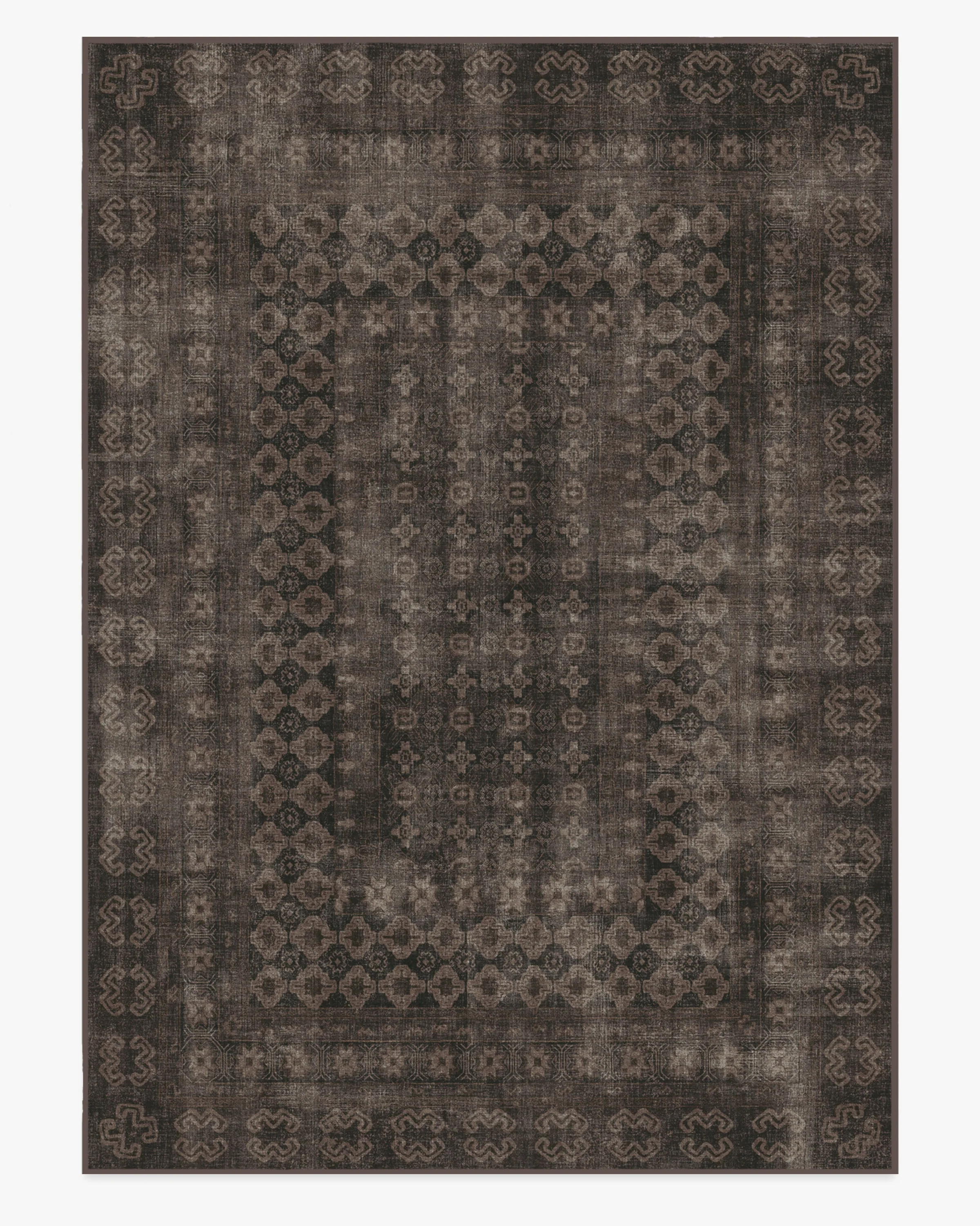 Cyrus Black Flatwoven Rug