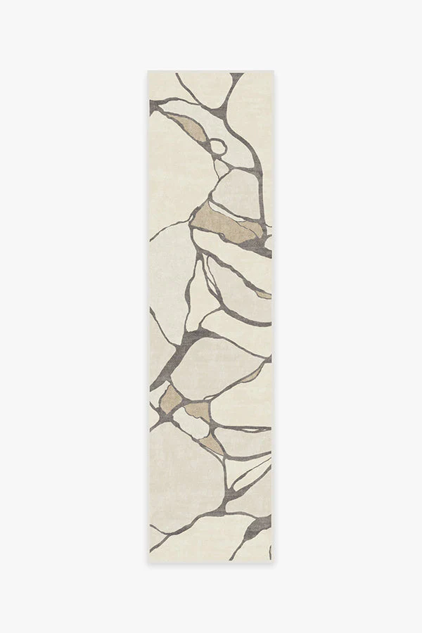 Aude Creme Flatwoven Rug by Nina Takesh