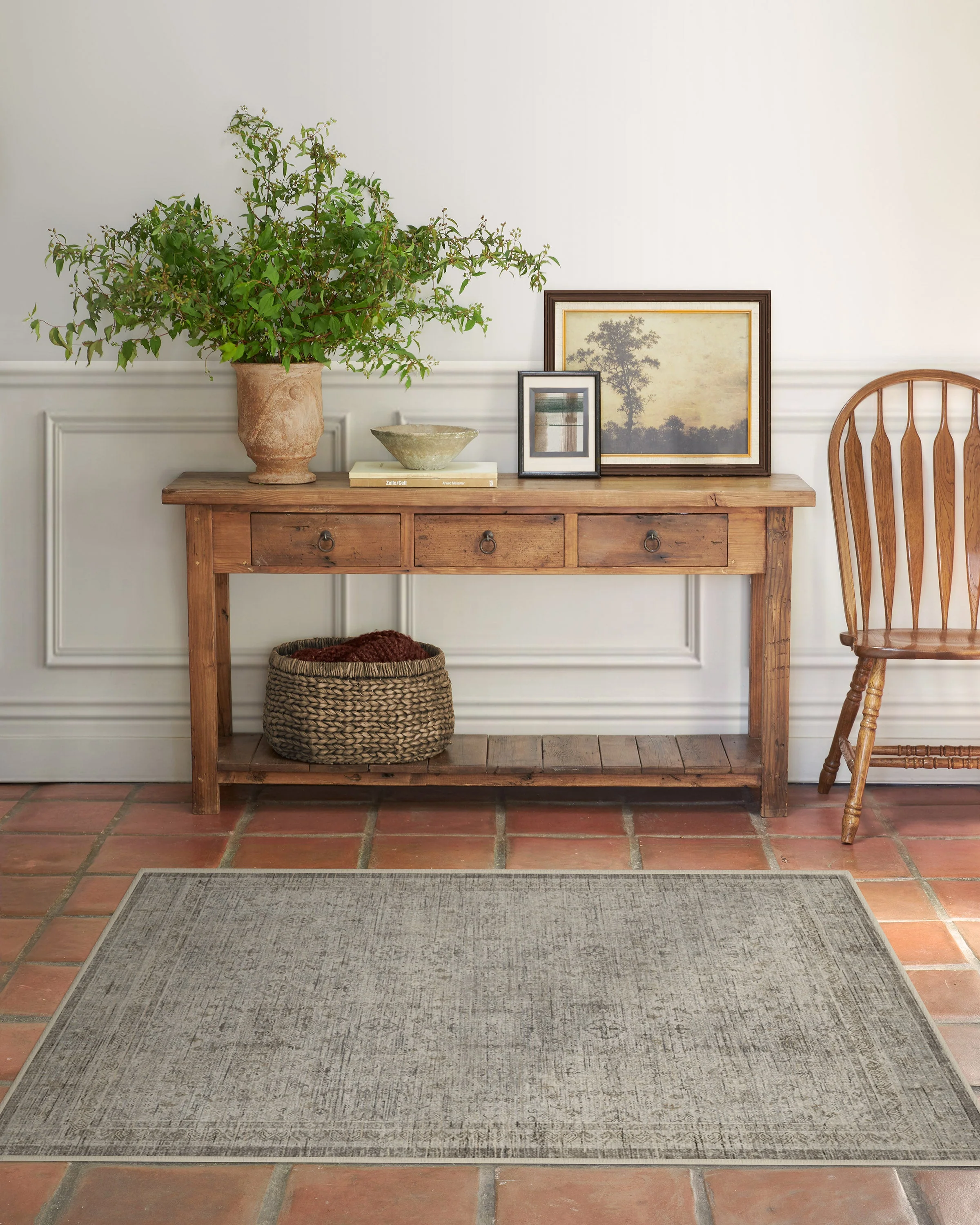 Frances Stone Grey Rug