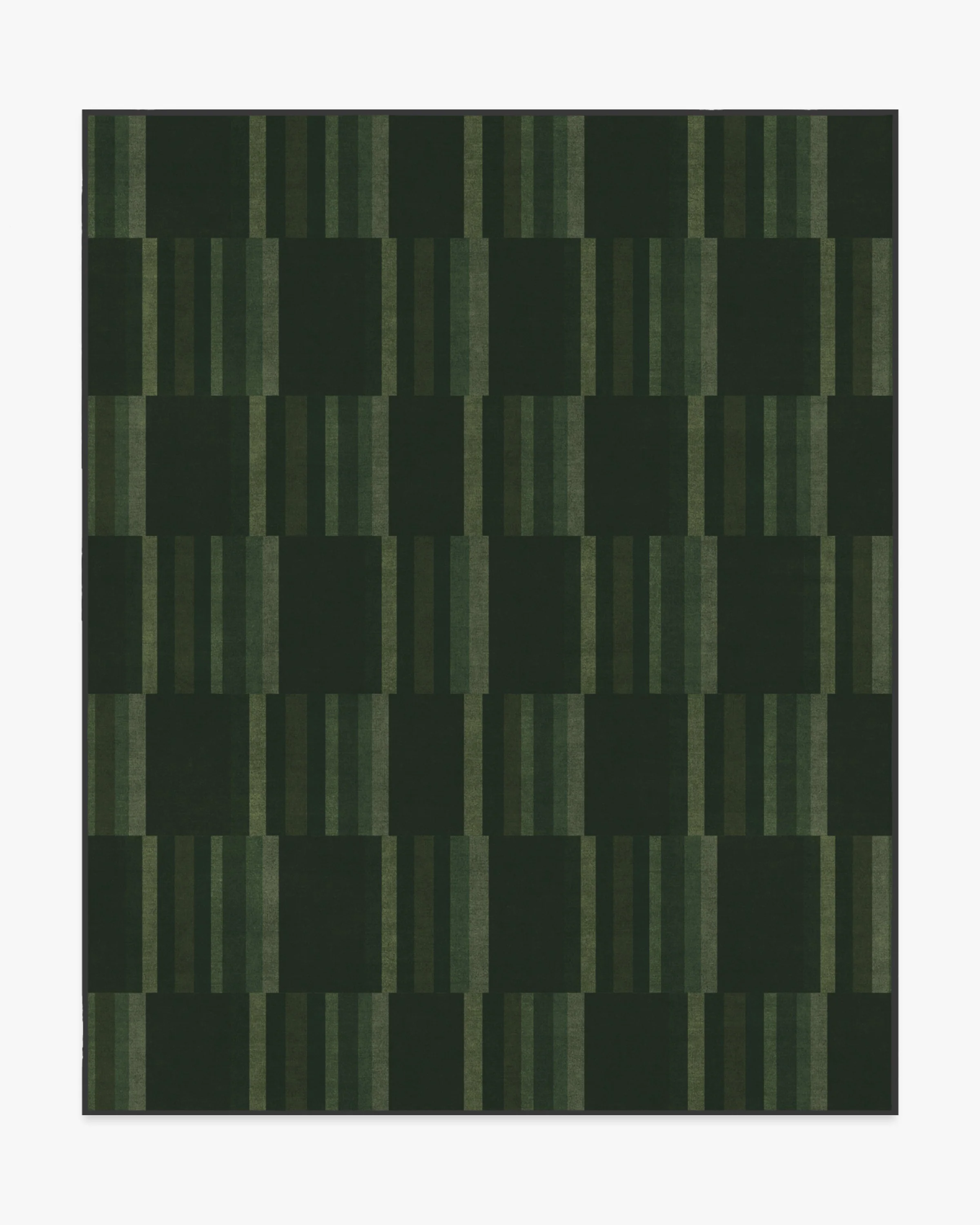 London Olive & Green Flatwoven Rug by Michael Michalsky