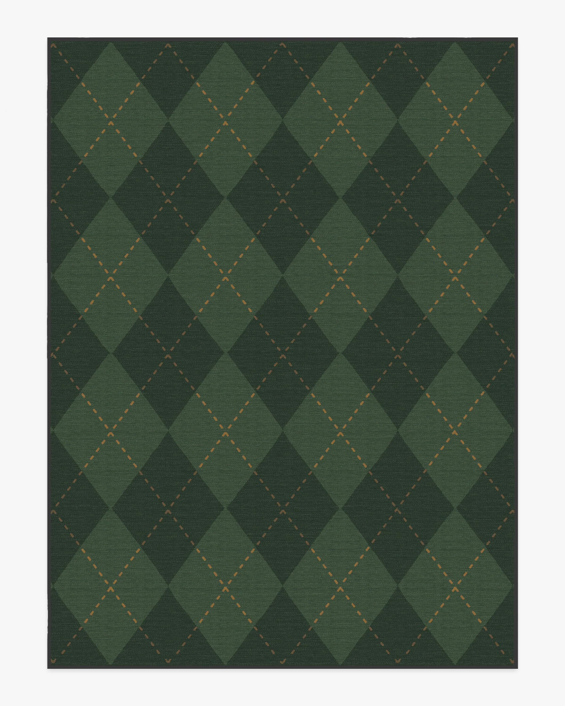 Oliver Argyle Forest Green Flatwoven Rug